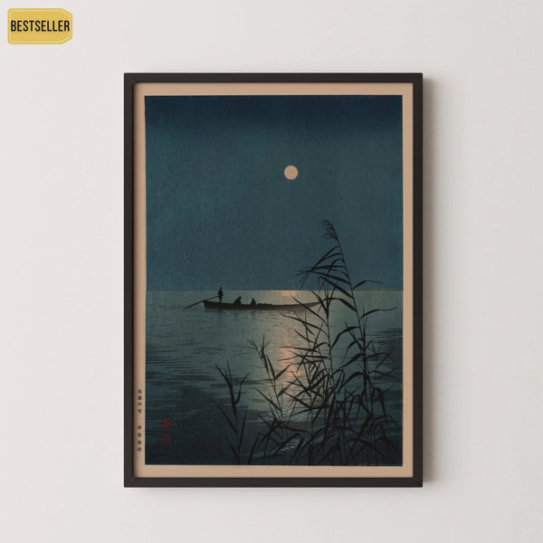 Shoda Koho — Moonlit Sea | Shin Hanga Seascape
