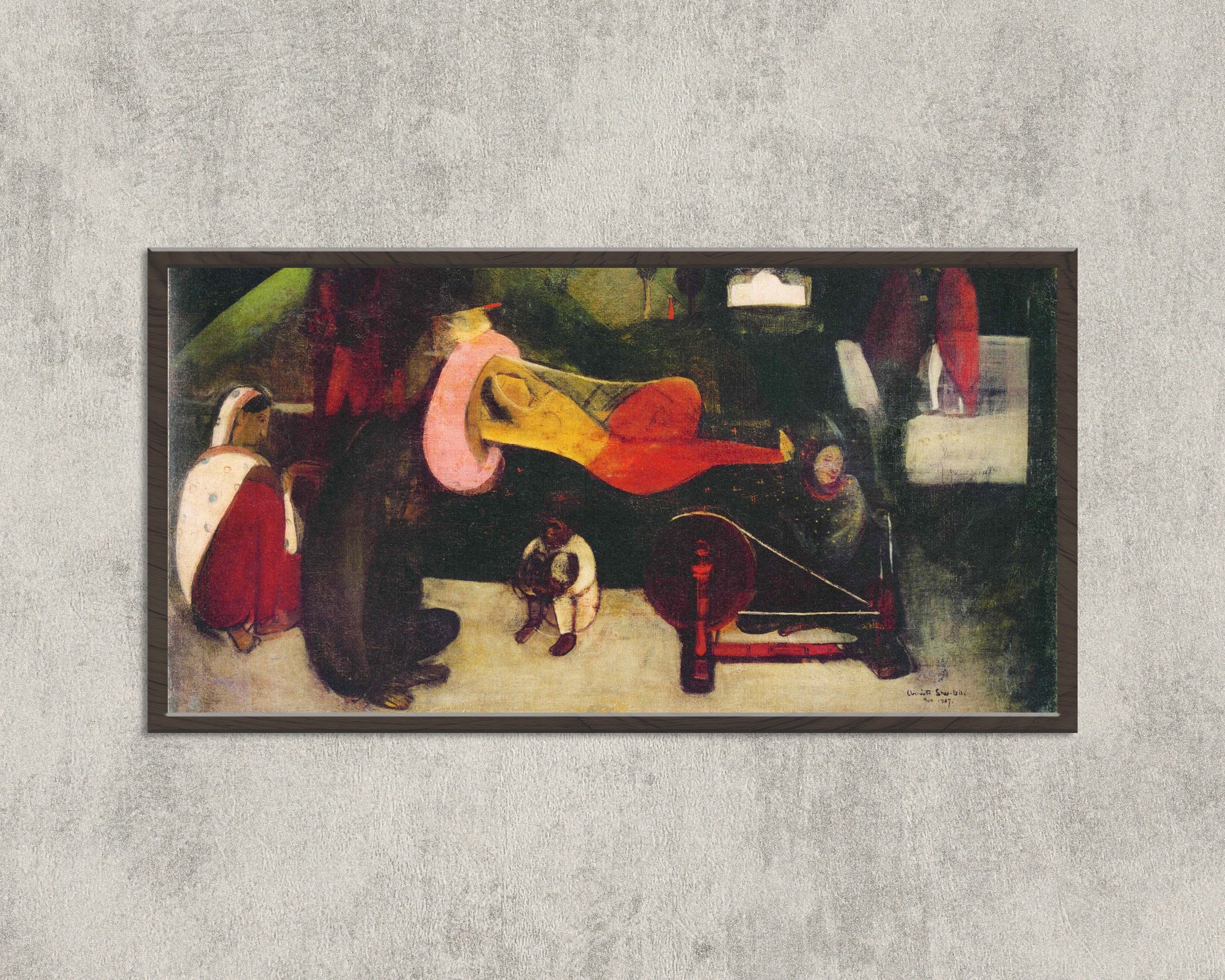 Amrita Sher-Gil — Siesta | Fine Art Giclée Print