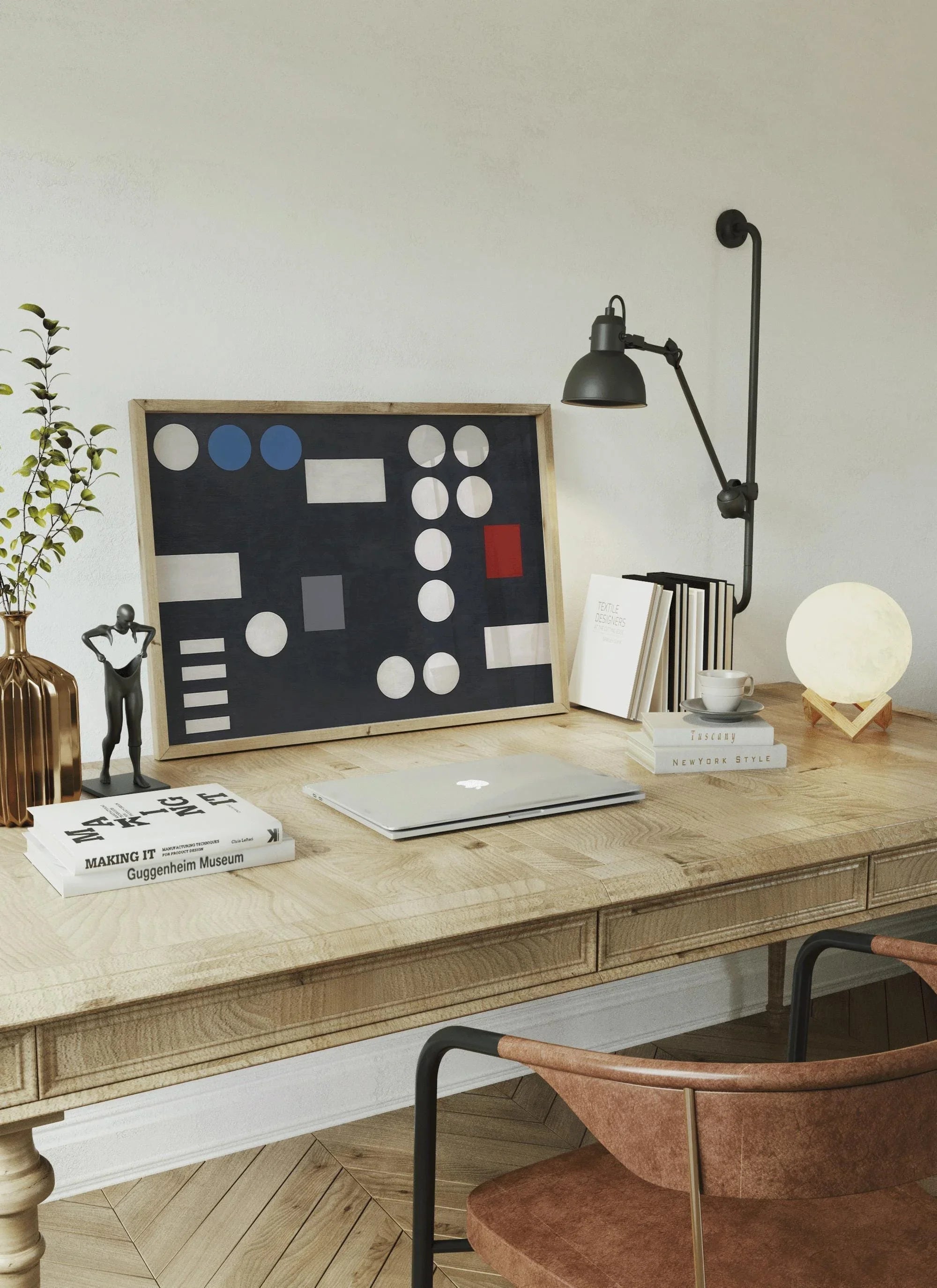 Sophie Taeuber - Arp Geometric Art Print: Bauhaus Modernism (Available Framed) - 9ArtPrints