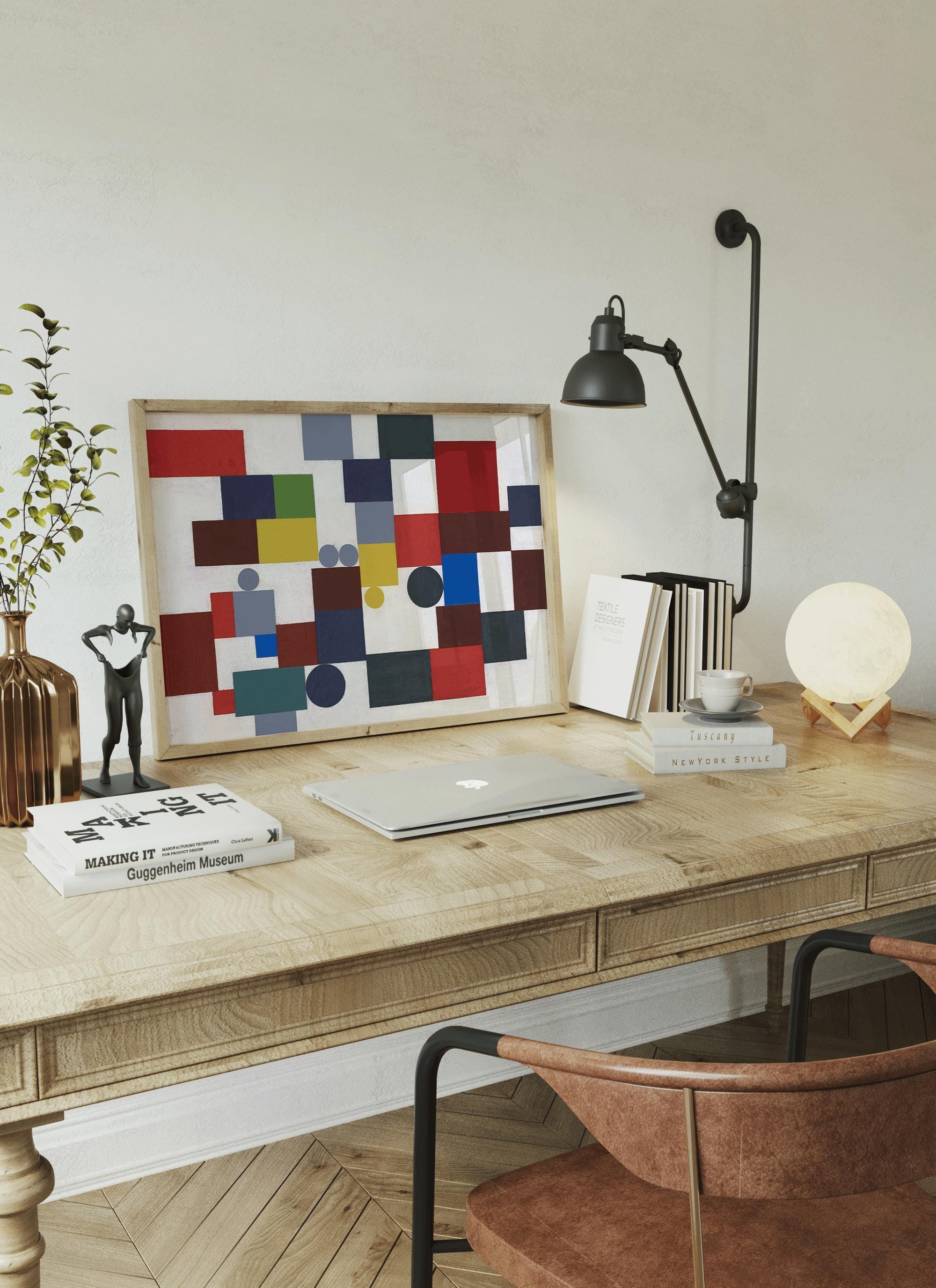 Sophie Taeuber Arp PREMIUM GICLÉE PRINT | Bauhaus - Inspired Colorful Wall Art | Modernist Composition for Home Decor (Available handframed) - 9ArtPrints