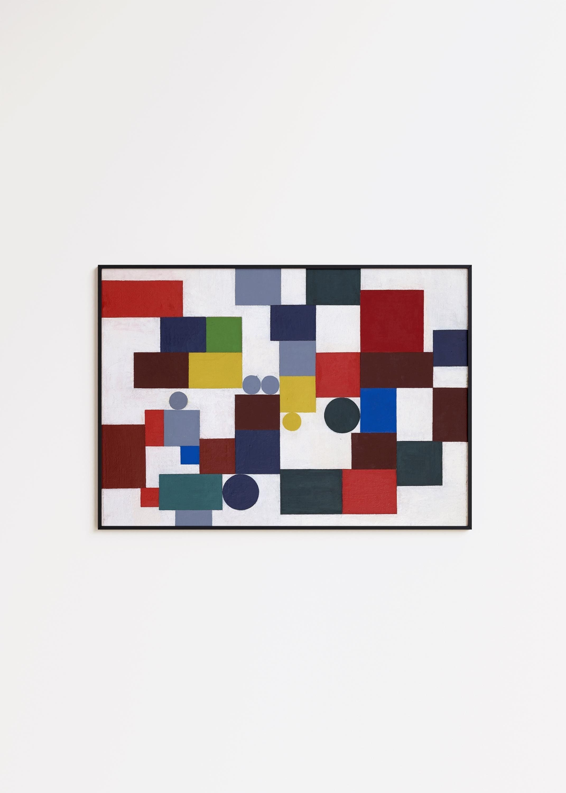 Sophie Taeuber Arp PREMIUM GICLÉE PRINT | Bauhaus - Inspired Colorful Wall Art | Modernist Composition for Home Decor (Available handframed) - 9ArtPrints