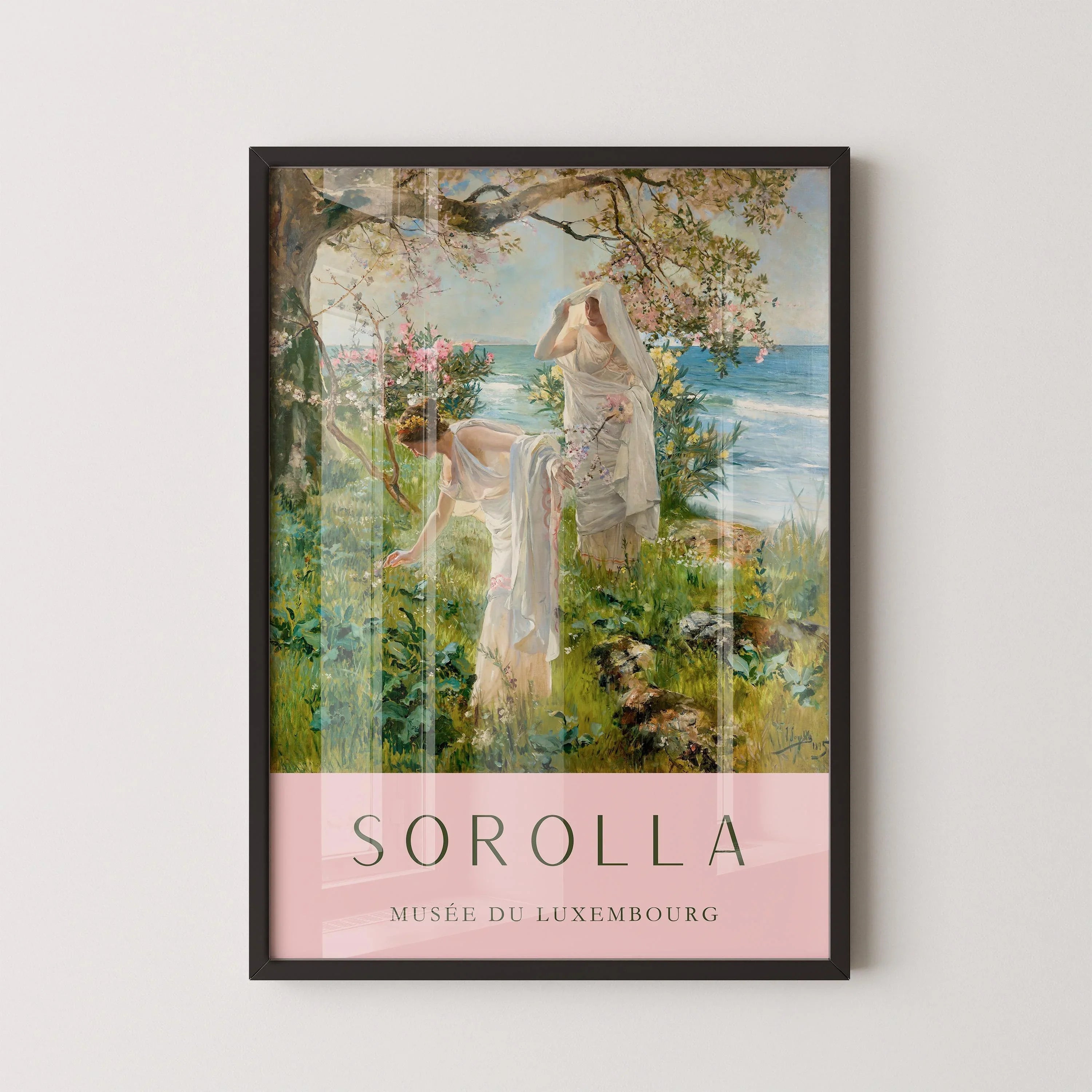 Sorolla Greek Girls Print: Classic Spanish Fine Art (Framed or Unframed) - 9ArtPrints