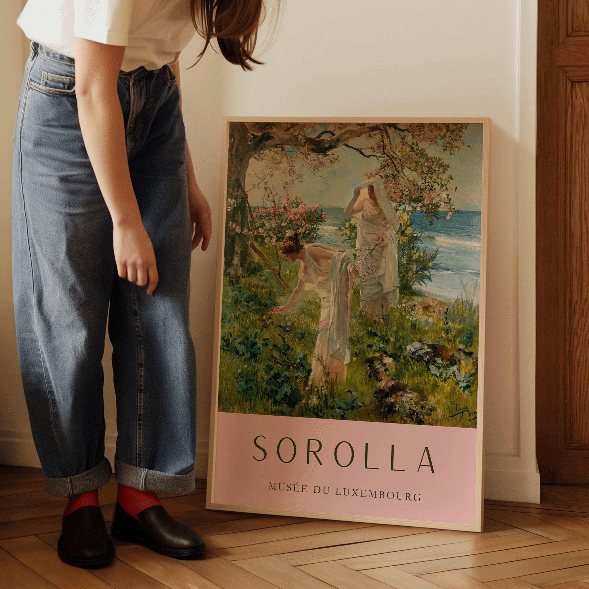 Sorolla Greek Girls Print: Classic Spanish Fine Art (Framed or Unframed) - 9ArtPrints