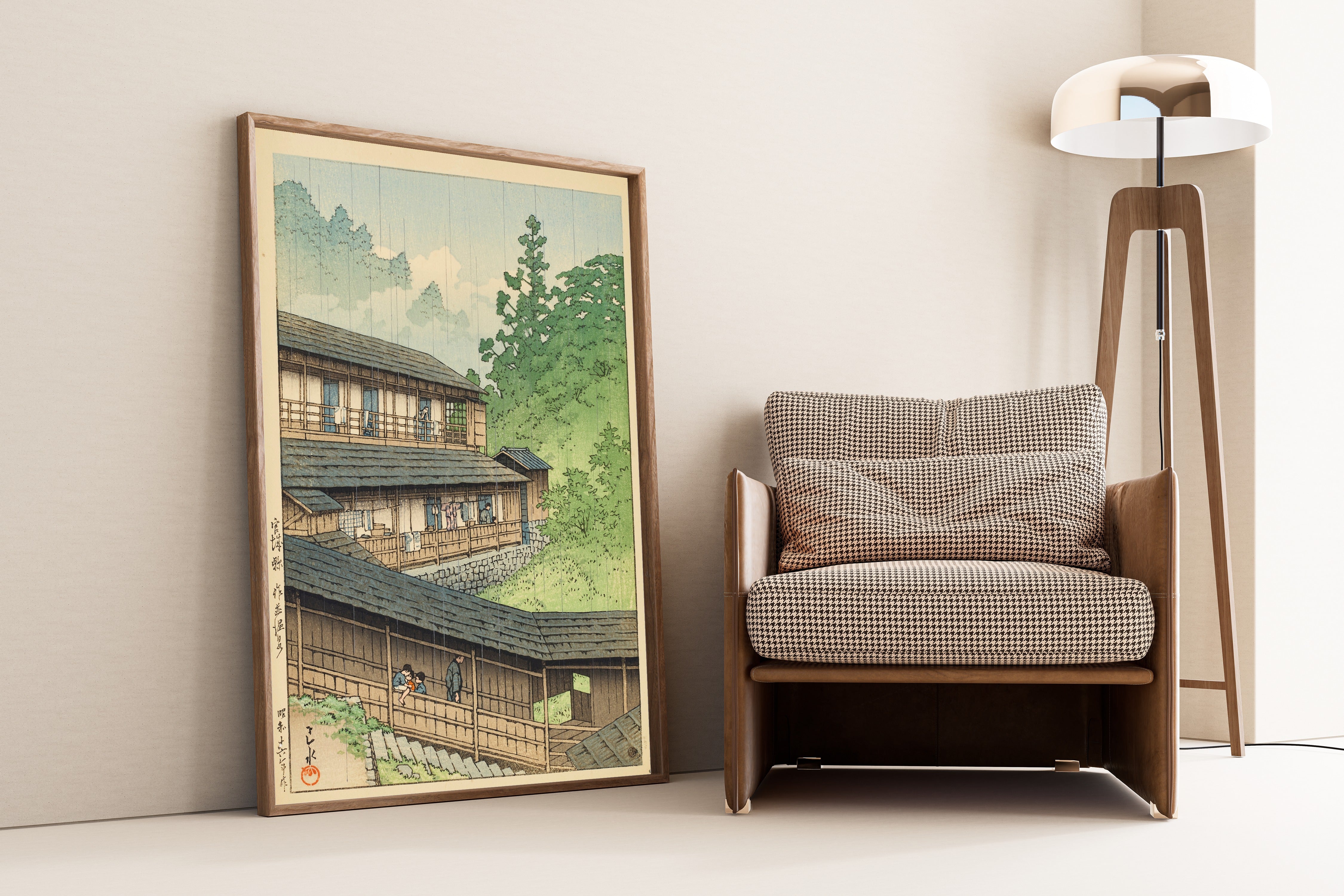 Kawase Hasui — Sakunami Hot Springs, Miyagi | Japanese Woodblock Print (Shin Hanga)