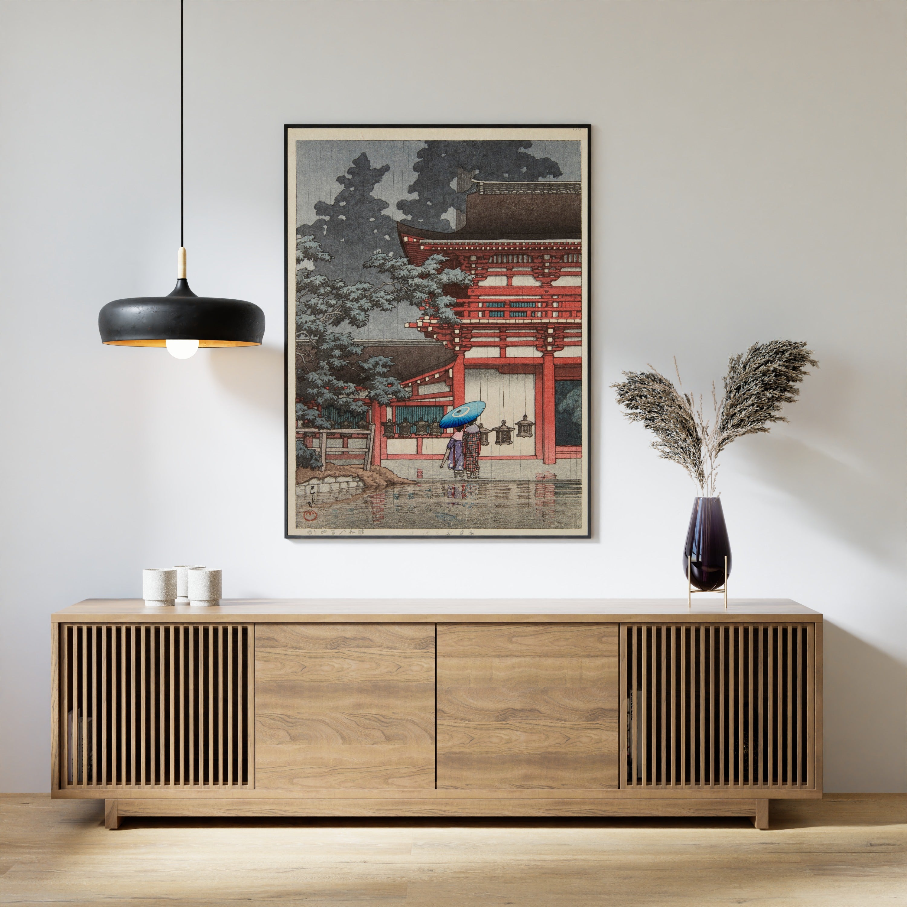 Kawase Hasui — Kasuga Shrine, Nara | Japanese Woodblock Print (Shin Hanga)