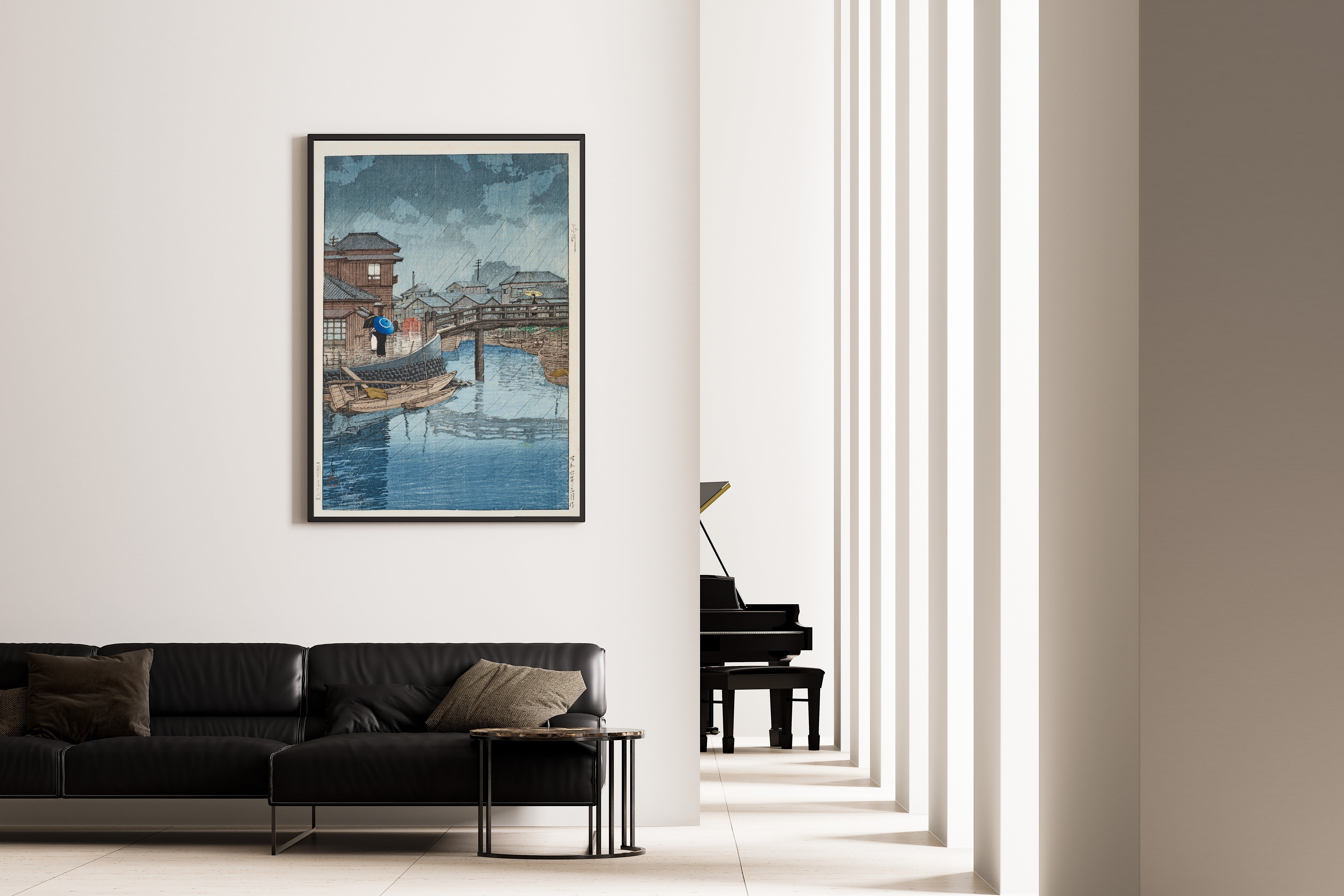 Kawase Hasui — Shinagawa | Japanese Woodblock Print (Shin Hanga)