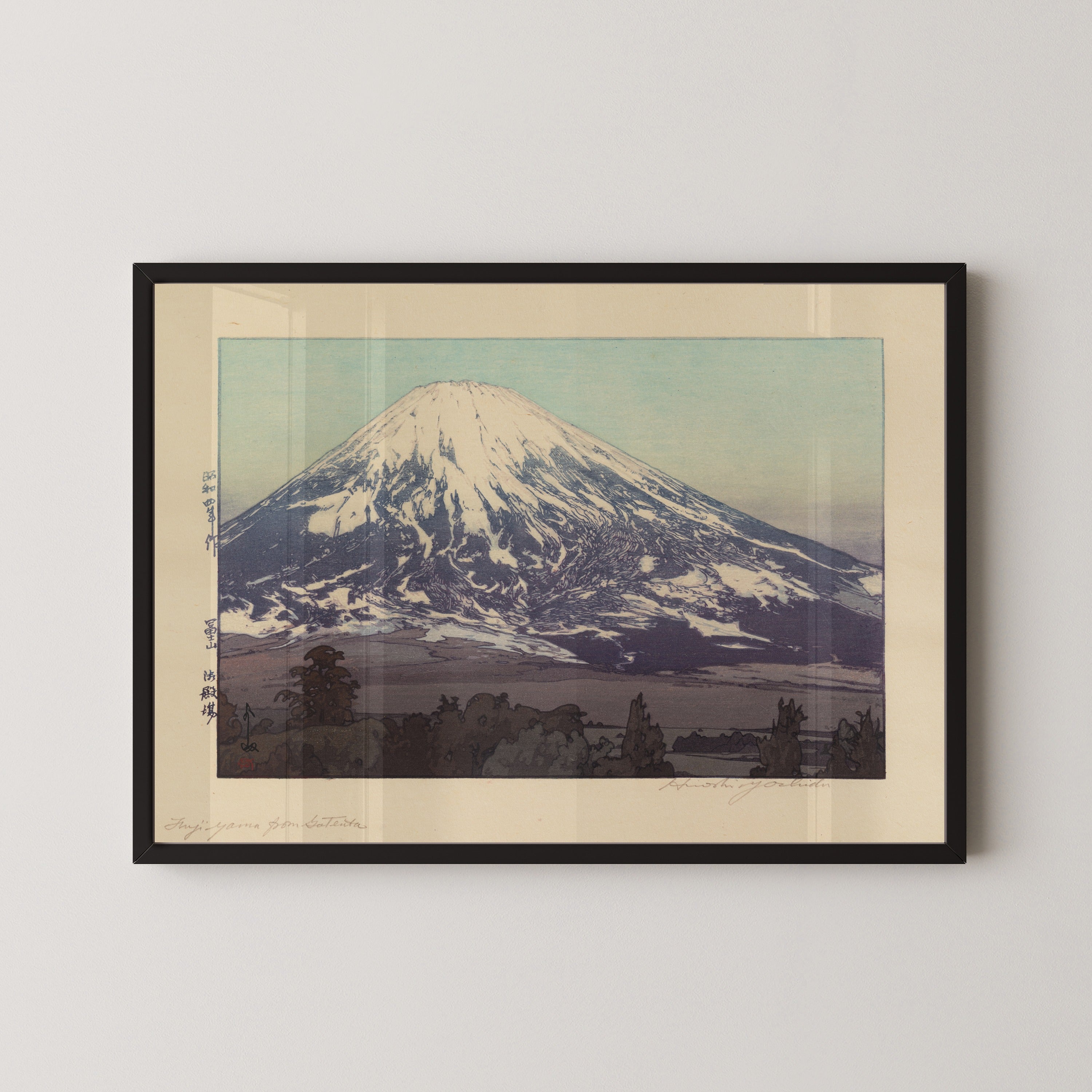 Hiroshi Yoshida — Fujiyama from Gotemba | Japanese Woodblock Print (Shin Hanga)