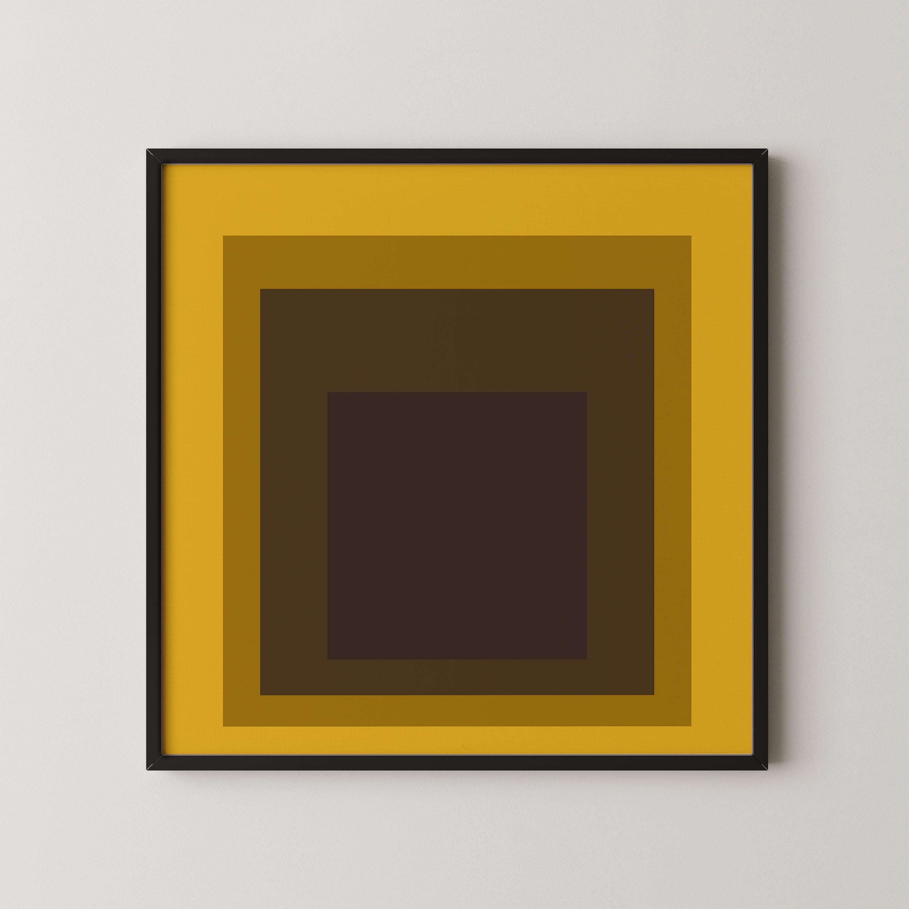 Stage — Homage to the Square | Mid-Century Modern Art Print - 9ArtPrints