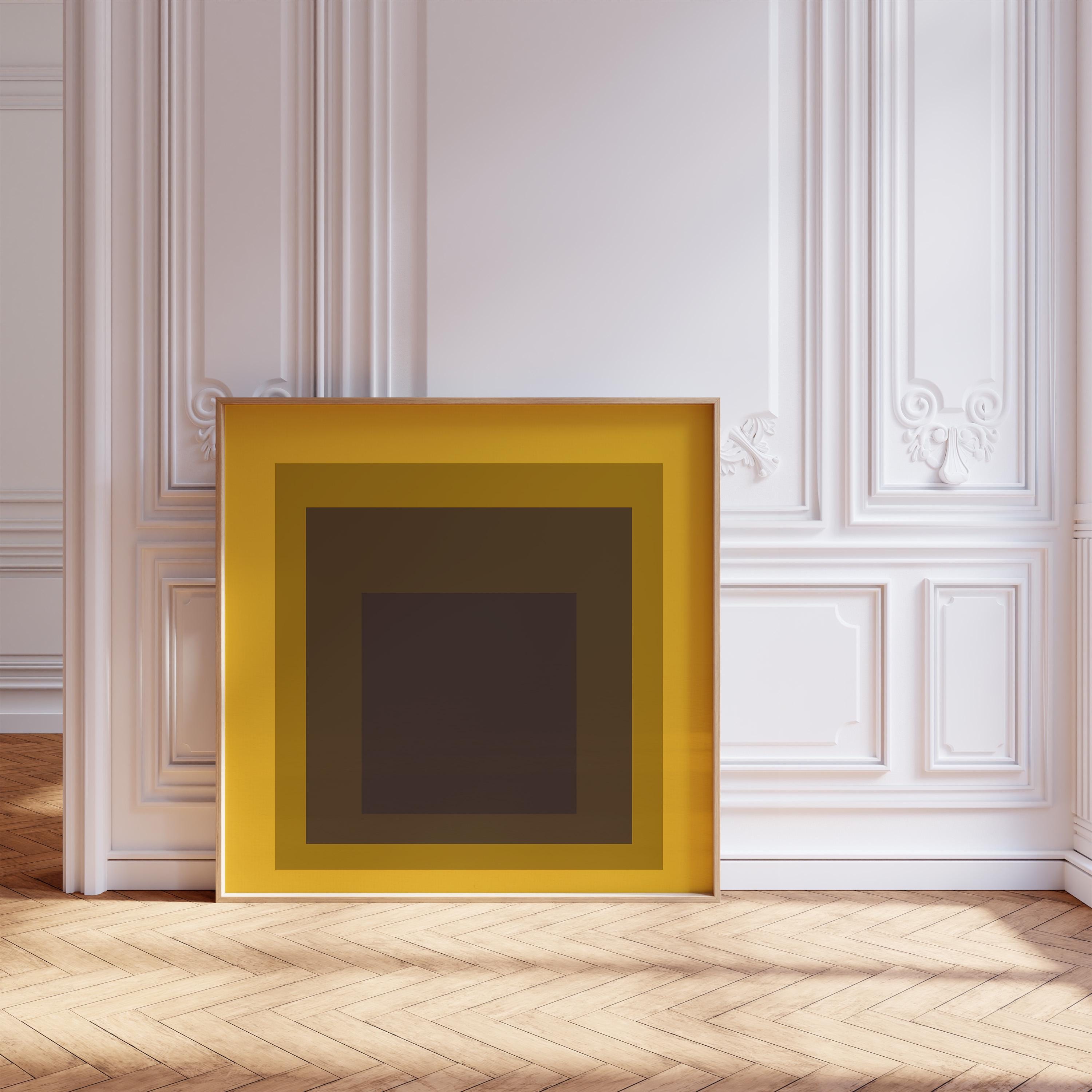 Stage — Homage to the Square | Mid-Century Modern Art Print - 9ArtPrints