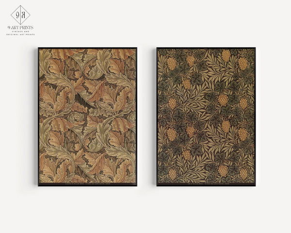 William Morris — Statement Duo | Acanthus & Vine | Botanical Art Print