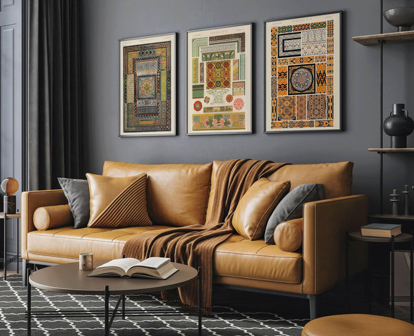 Owen Jones — Statement Trio | Pompeian, Arabian & Chinese Patterns | Grammar of Ornament Art Print