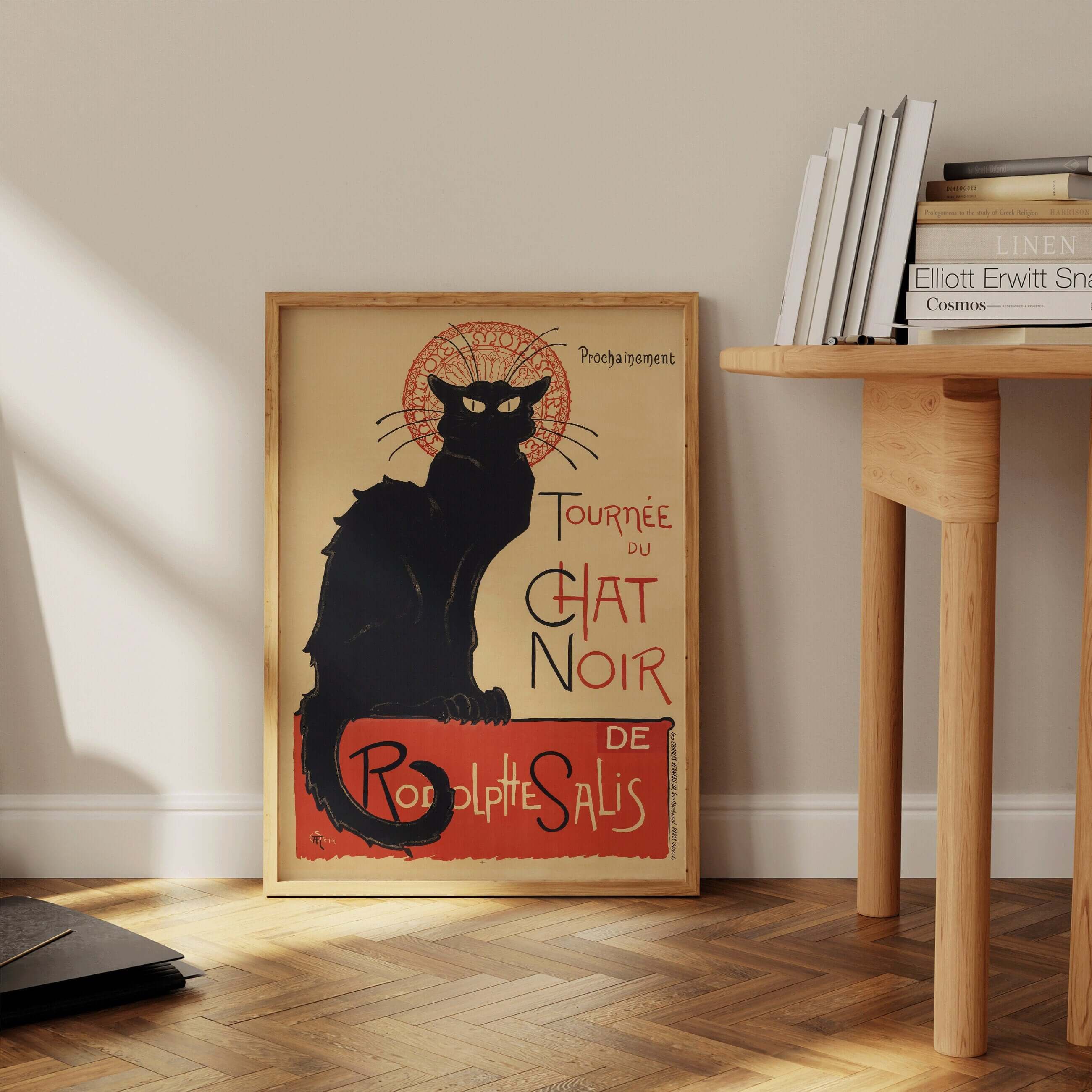 Steinlen Chat Noir - Black Cat Poster (available framed or unframed) - 9ArtPrints