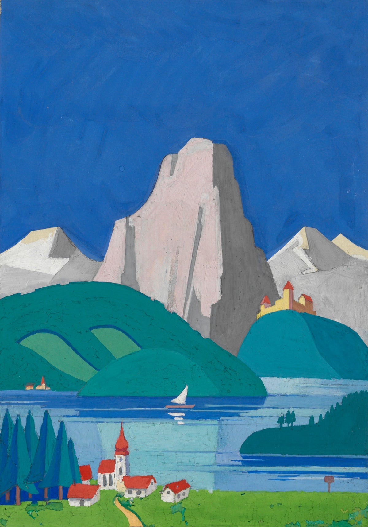 Karl Wiener — Österreich (Austria) | Modernist Landscape Print