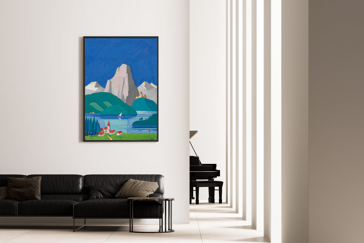 Karl Wiener — Österreich (Austria) | Modernist Landscape Print
