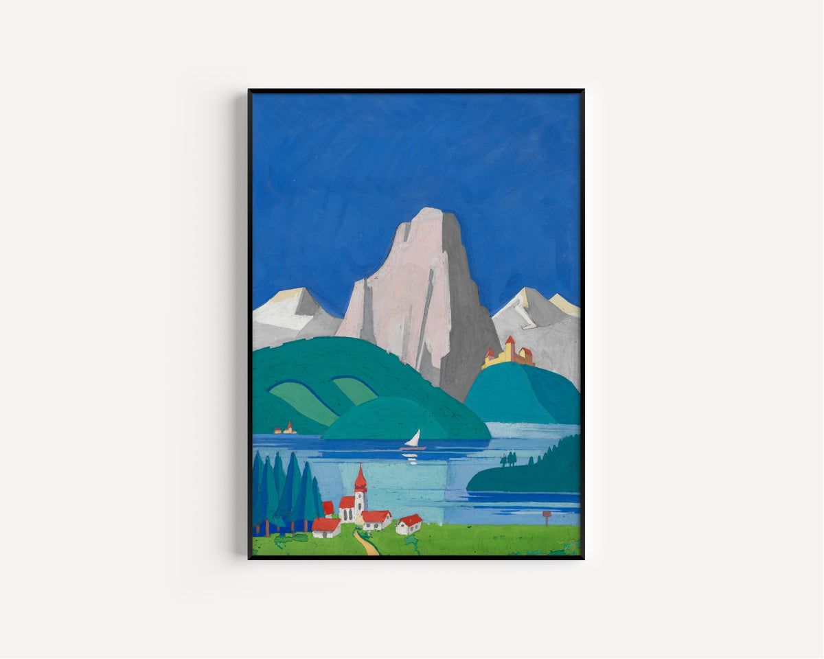 Karl Wiener — Österreich (Austria) | Modernist Landscape Print