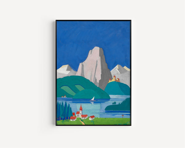 Karl Wiener — Österreich (Austria) | Modernist Landscape Print