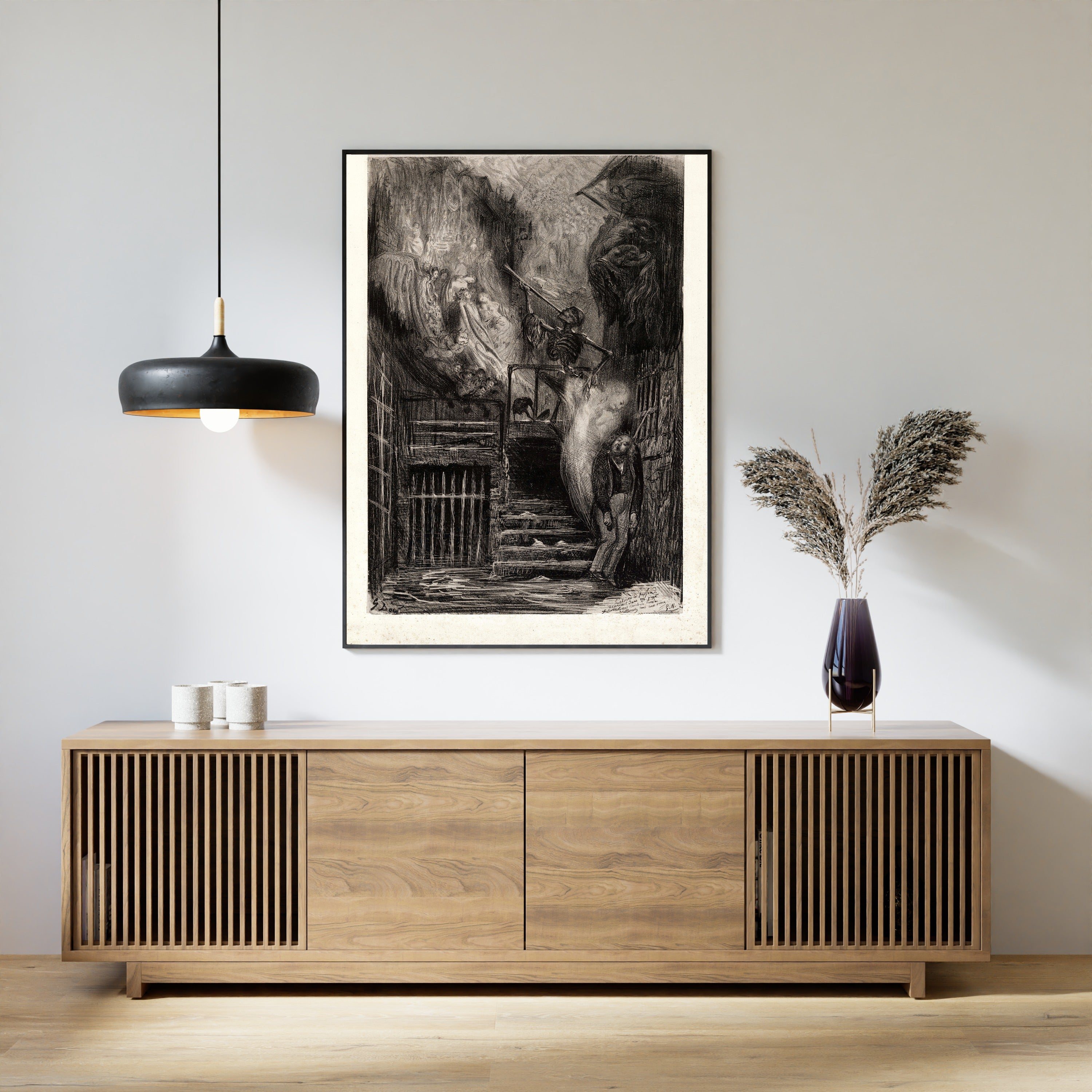 Gustave Doré — Street of the Old Lantern (Death of Gérard de Nerval) | Lithograph Print