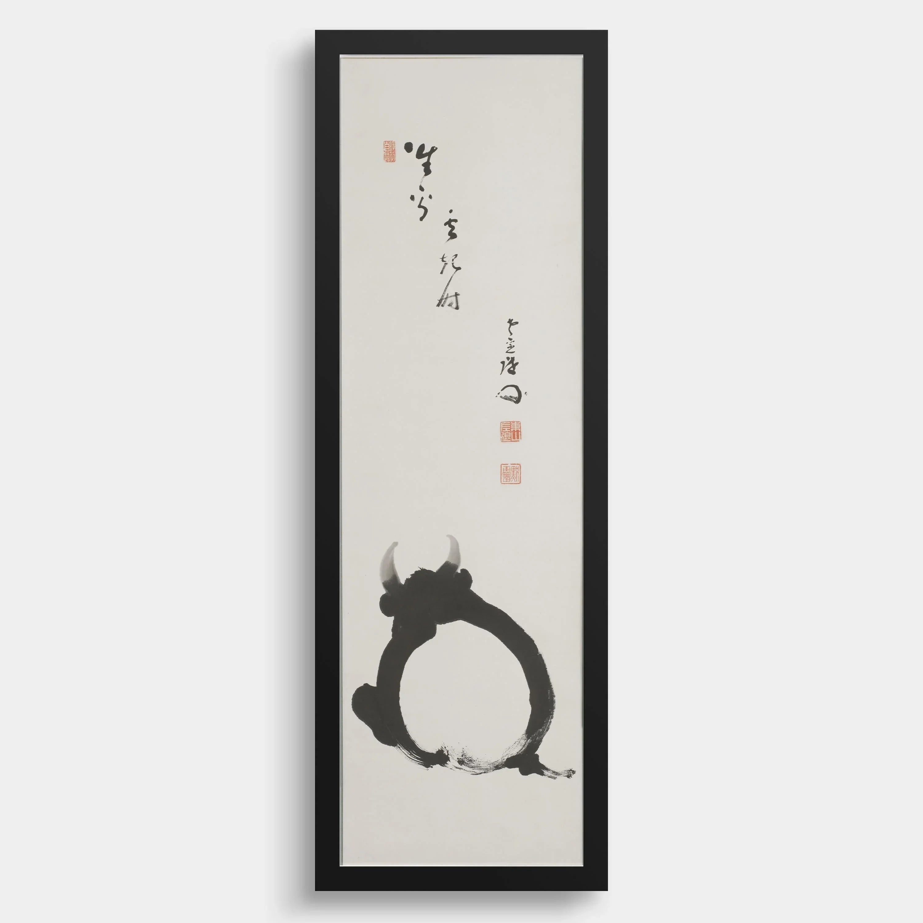Takeda Mokurai: White Ox Zen Calligraphy Giclee Print - 9ArtPrints