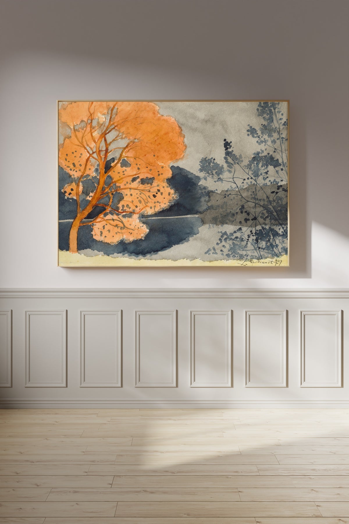 Léon Spilliaert — Étang en automne | Symbolist Art Print