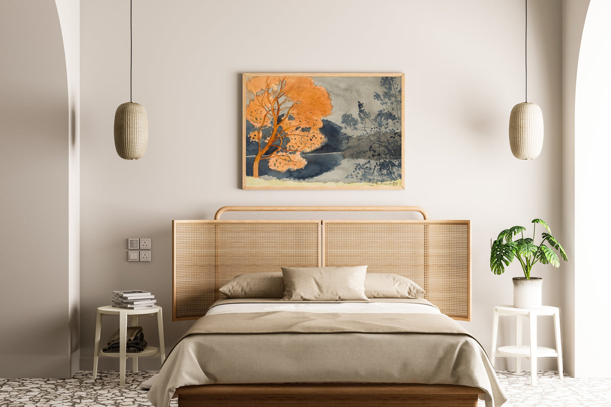 Léon Spilliaert — Étang en automne | Symbolist Art Print