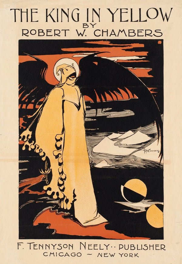 The King in Yellow | Art Nouveau Gothic Horror Book Cover Print