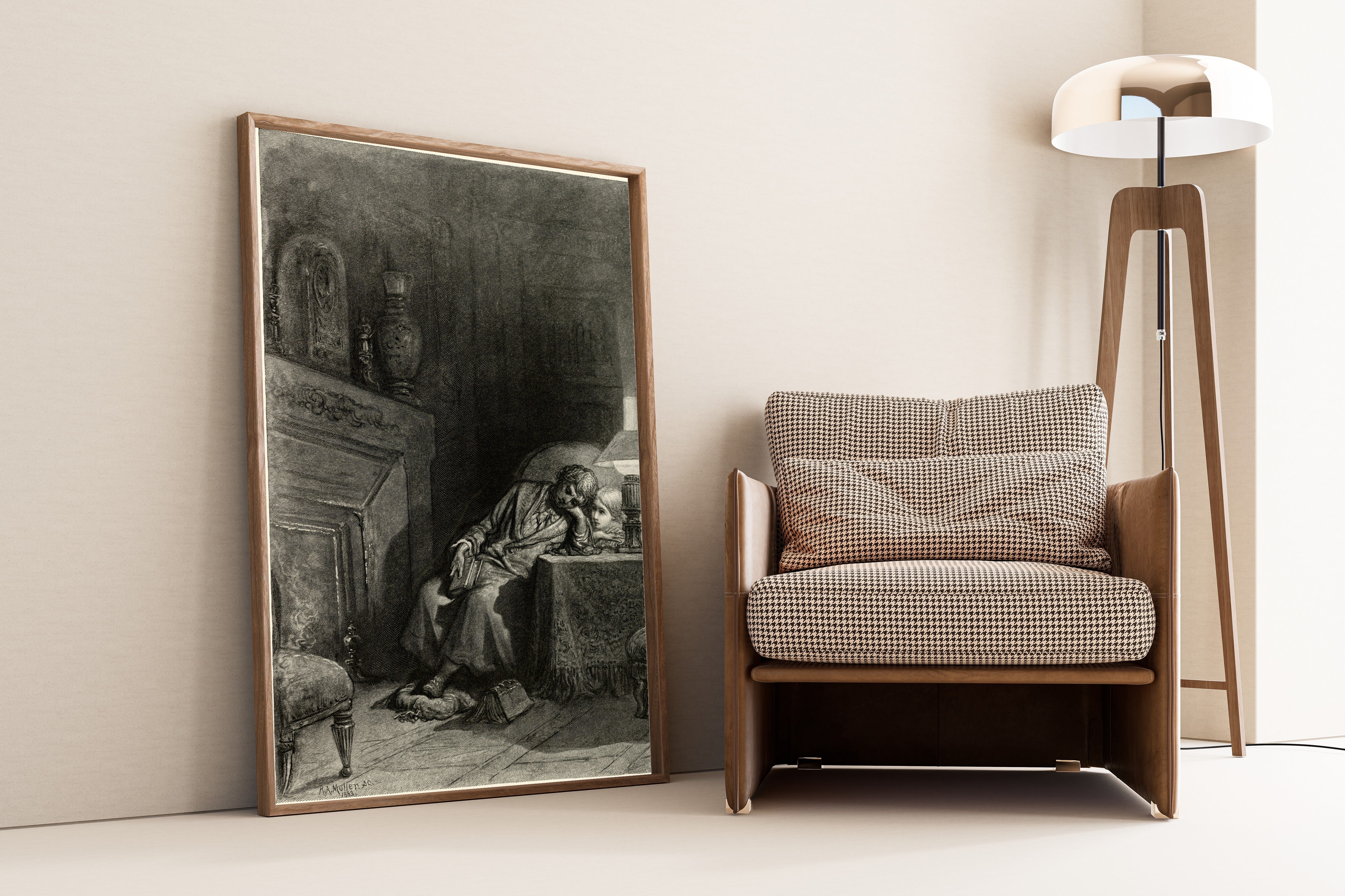 Gustave Doré — Once upon a midnight dreary | Gothic Illustration Print