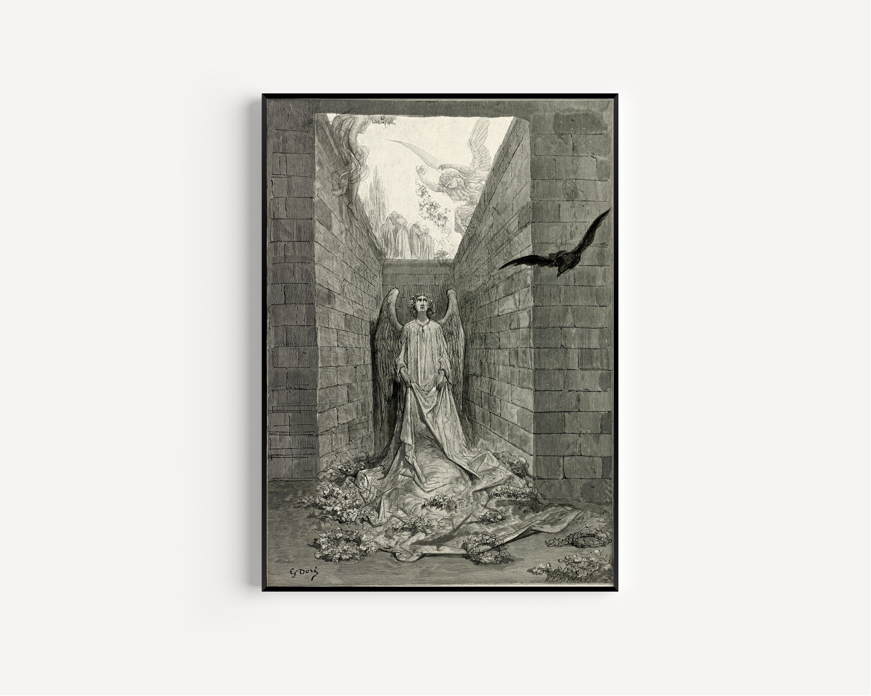 Gustave Doré — Sorrow for the lost Lenore | Gothic Illustration Print