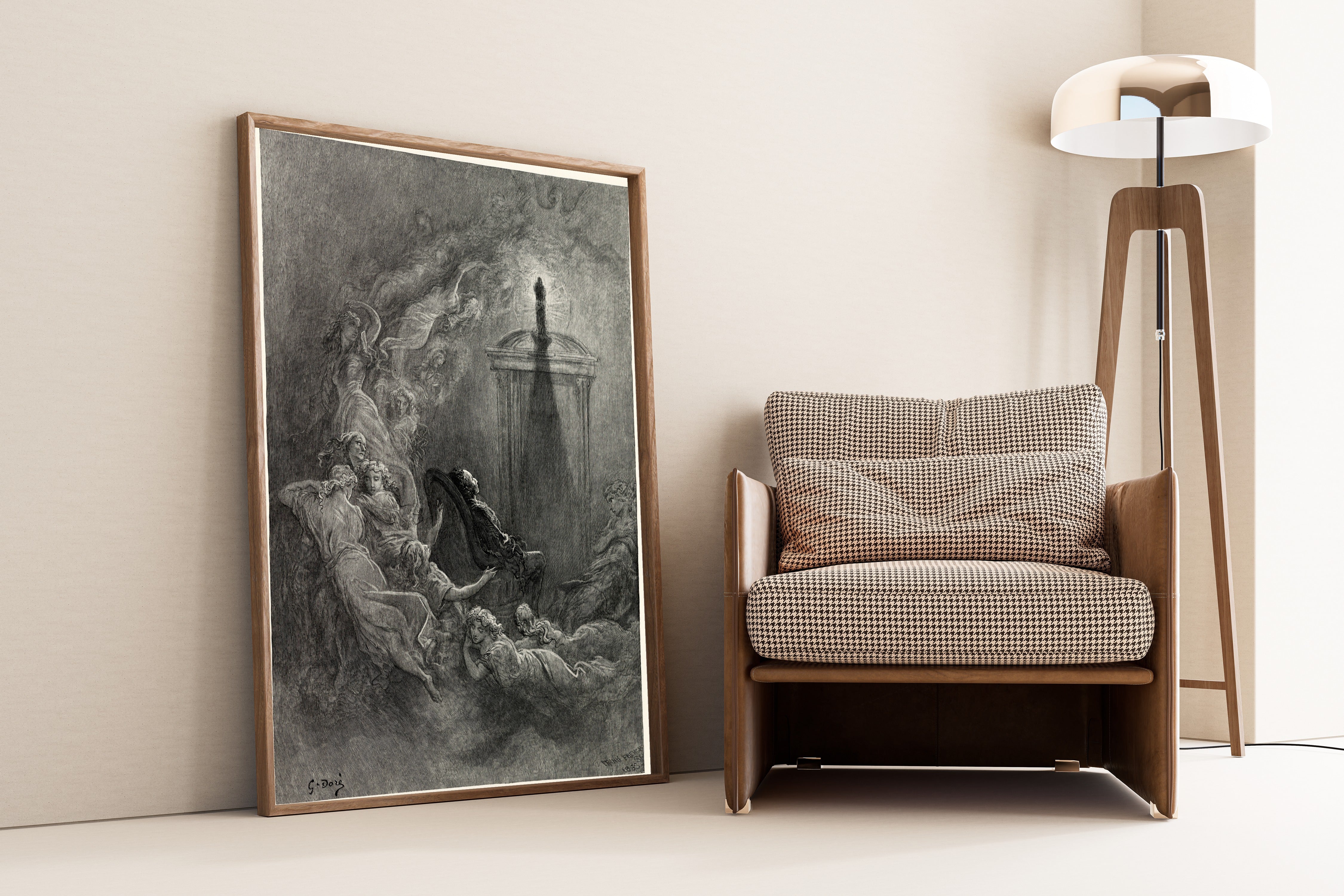 Gustave Doré — Other friends have flown before | Gothic Illustration Print
