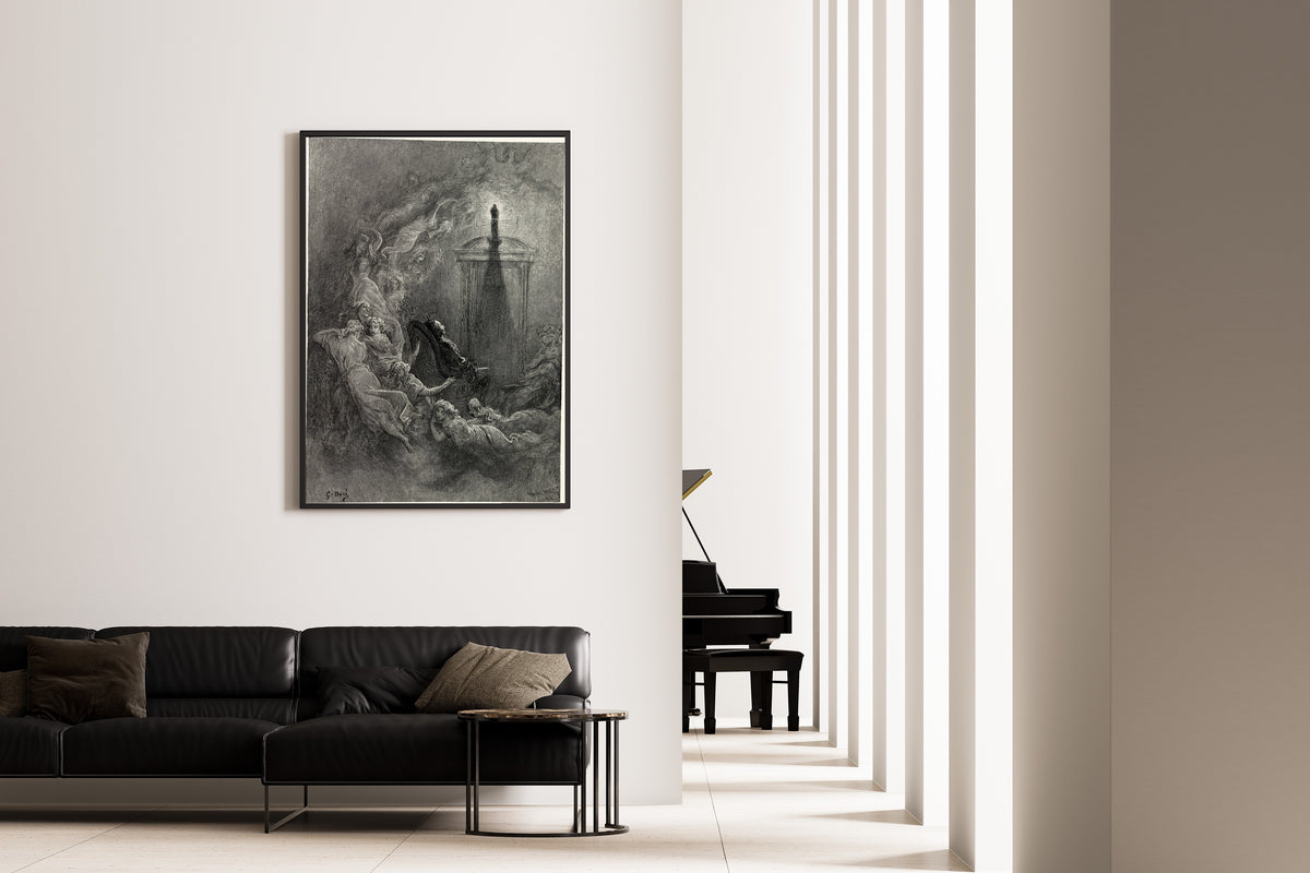 Gustave Doré — Other friends have flown before | Gothic Illustration Print