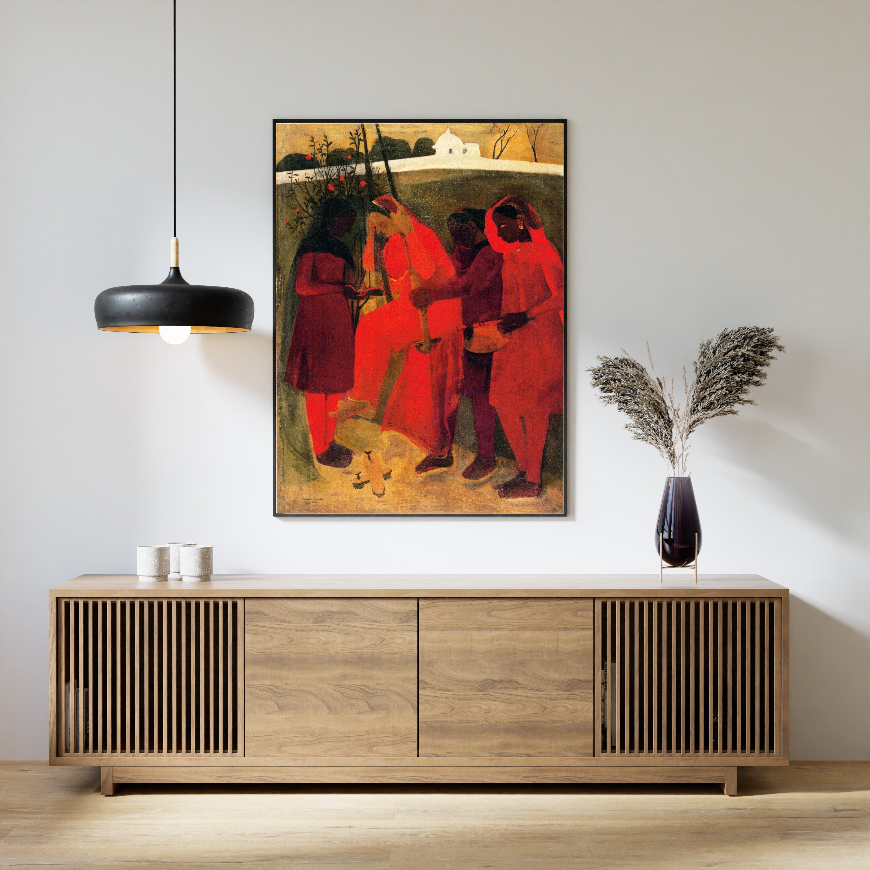 Amrita Sher-Gil — The Swing | Fine Art Giclée Print
