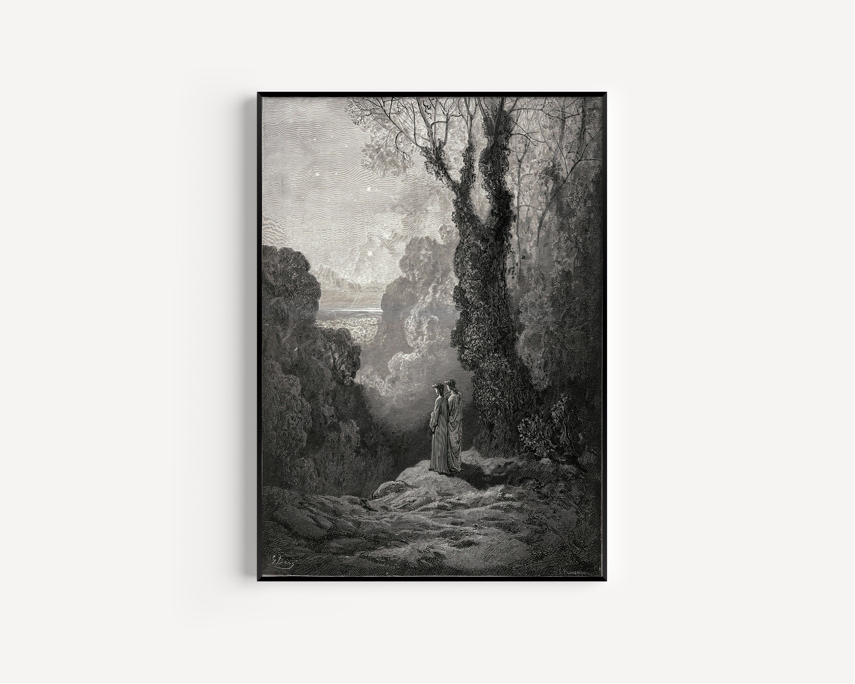 Gustave Doré — Purgatorio, Canto I: The Radiant Planet | Dante Illustration Print