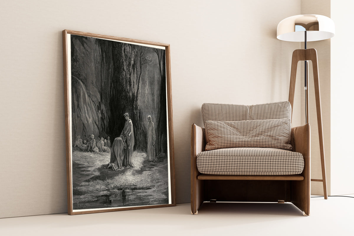Gustave Doré — Purgatorio, Canto VII: Sordello's Reply | Dante Illustration Print