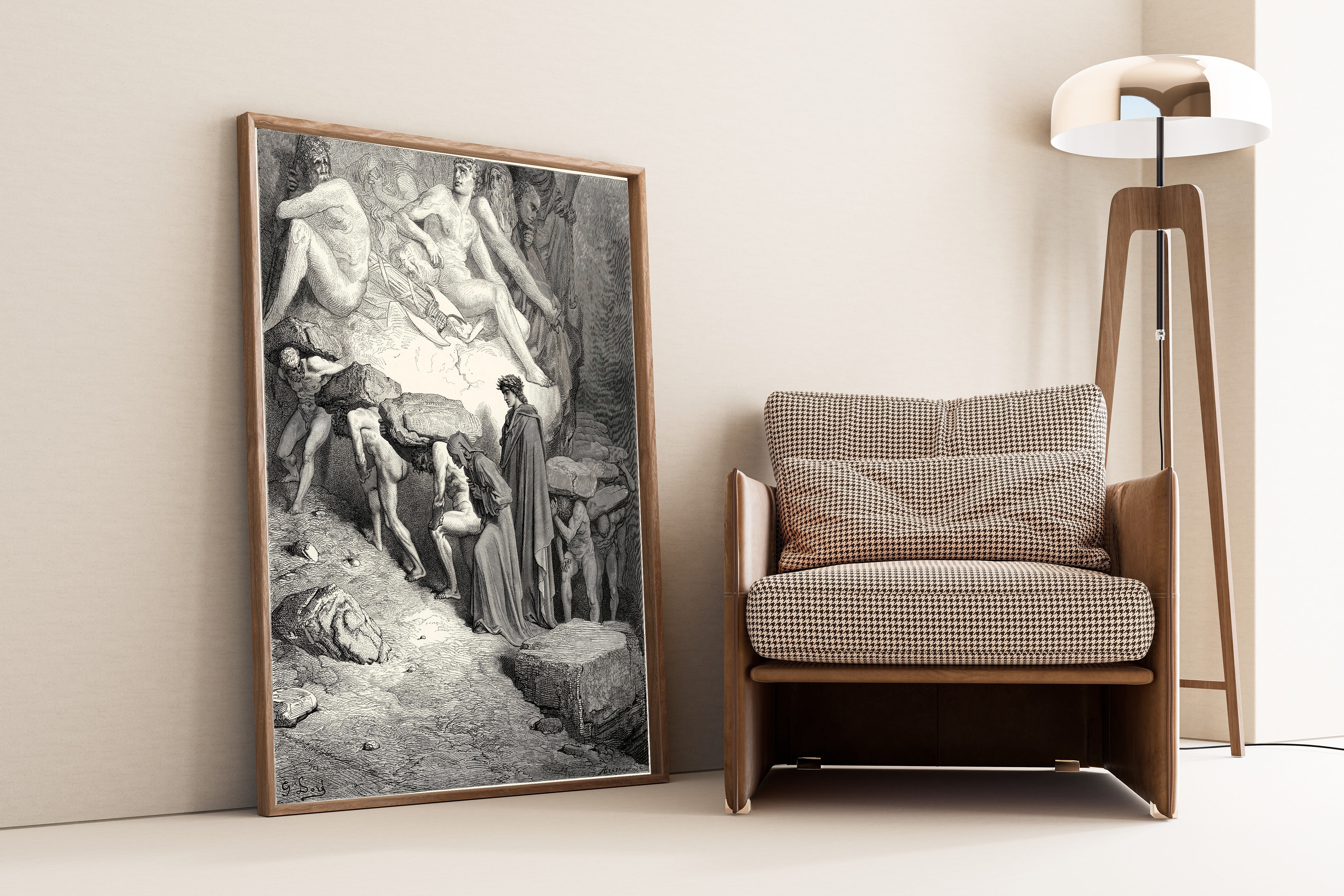 Gustave Doré — Purgatorio, Canto XII: Oxen in the Yoke | Dante Illustration Print
