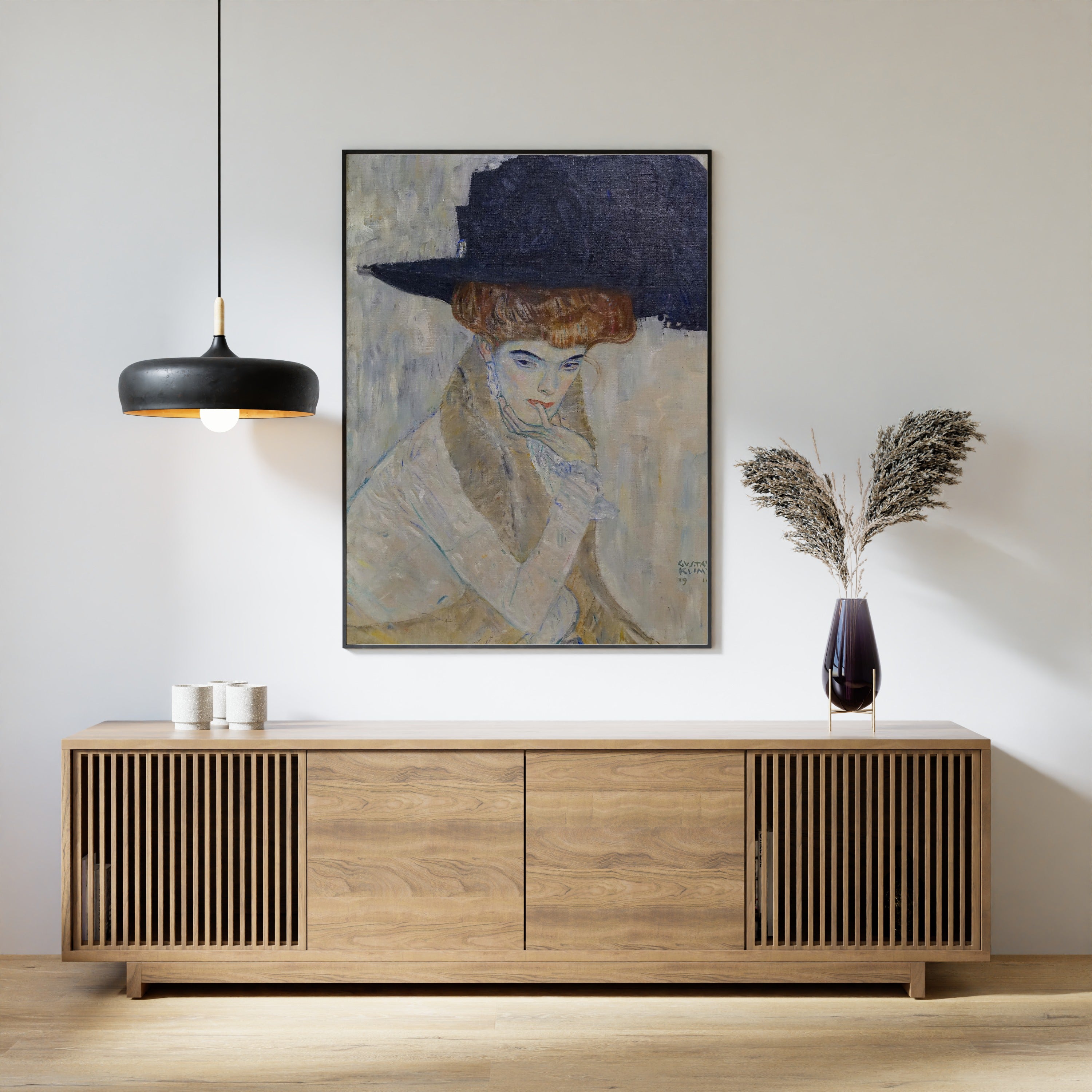 Gustav Klimt — The Black Feathered Hat | Fine Art Print
