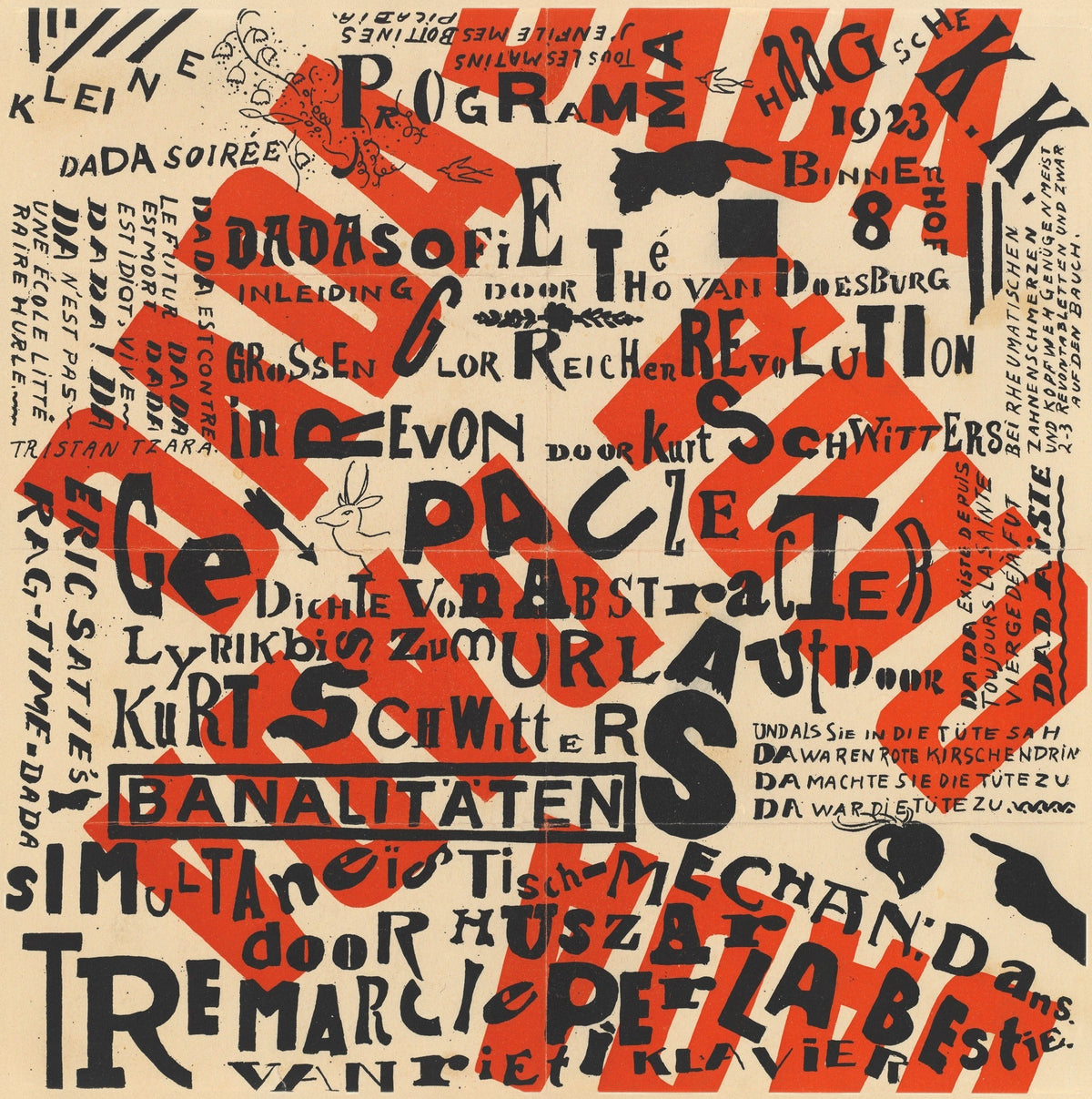 Theo van Doesburg — Small Dada Evening | Dada Fine Art Print (1×1) - 9ArtPrints