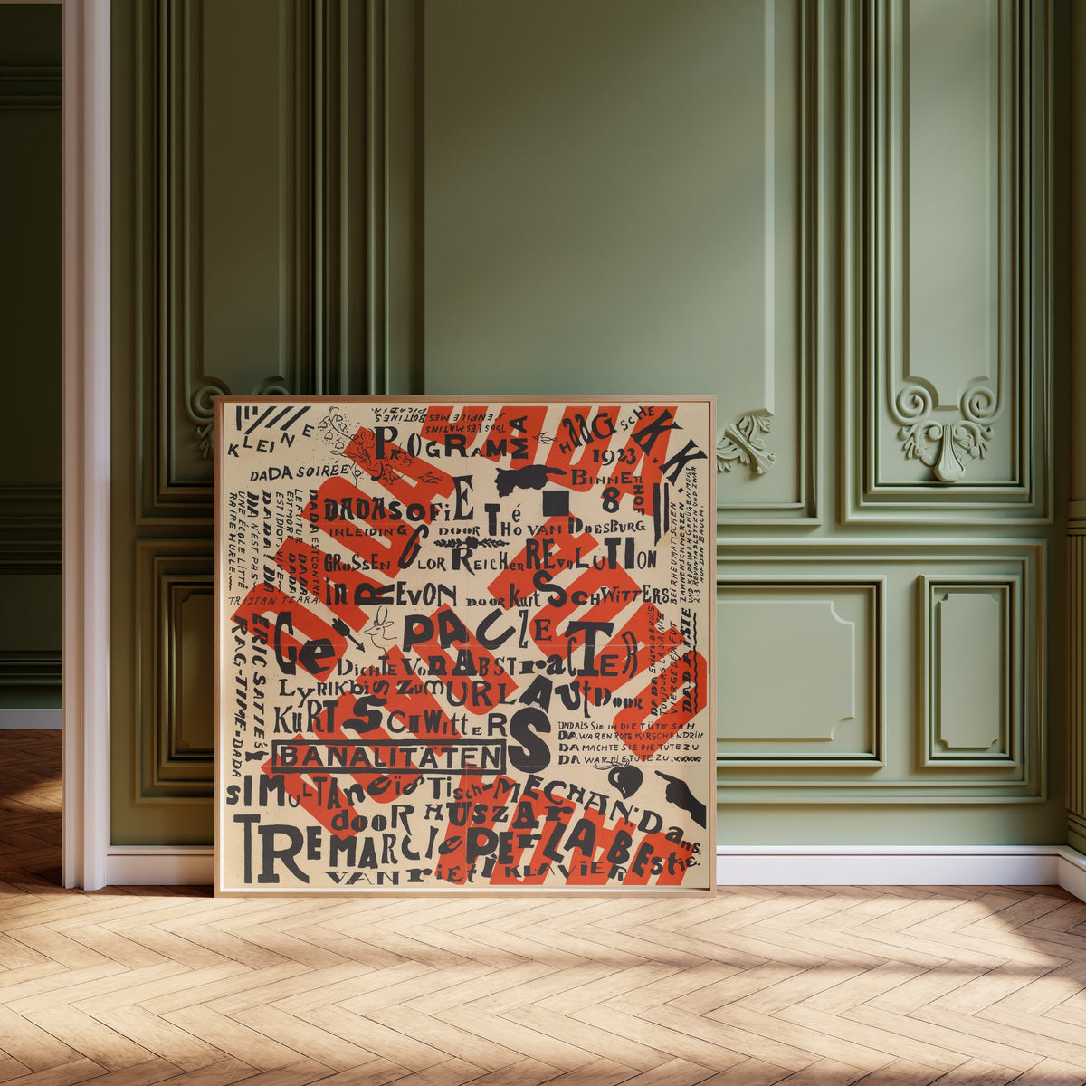 Theo van Doesburg — Small Dada Evening | Dada Fine Art Print (1×1) - 9ArtPrints