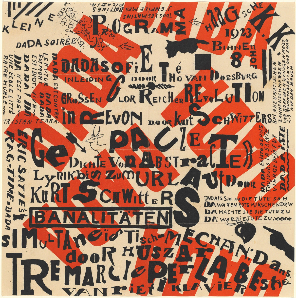 Theo van Doesburg — Small Dada Evening | Dada Fine Art Print (1×1) - 9ArtPrints