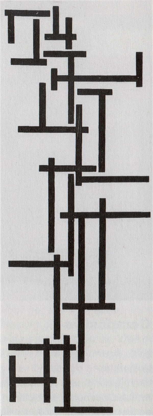 Theo van Doesburg — Tarantella | Avant-Garde Abstract Fine Art (3×1 Format)