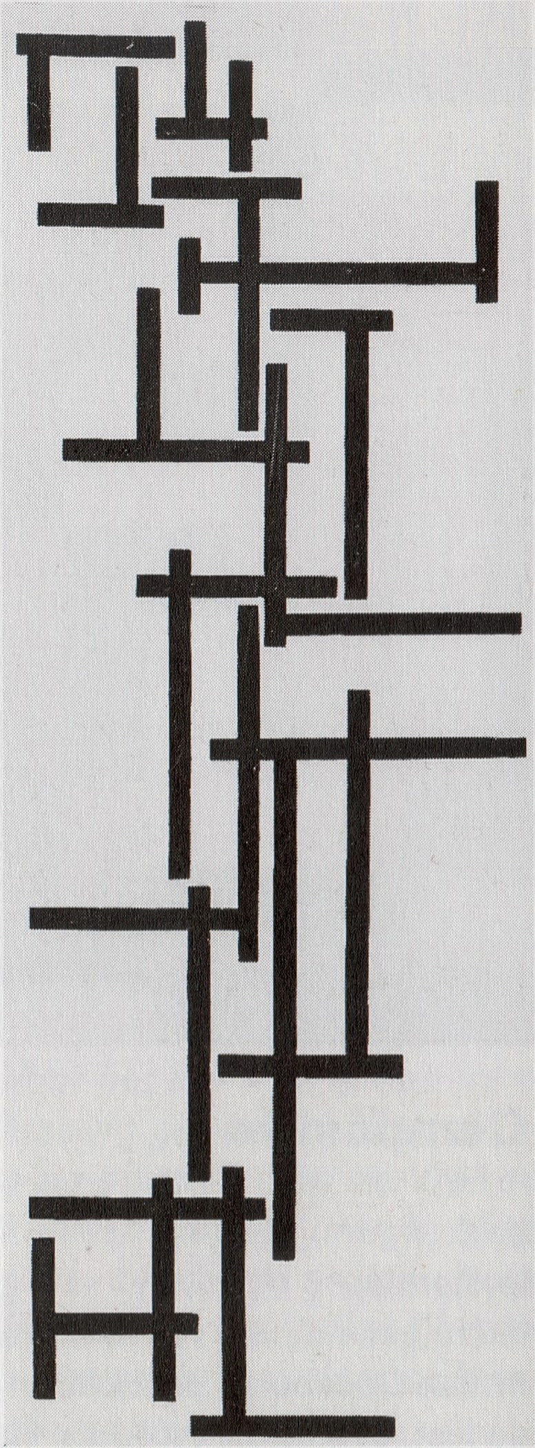 Theo van Doesburg — Tarantella | Avant-Garde Abstract Fine Art (3×1 Format) - 9ArtPrints
