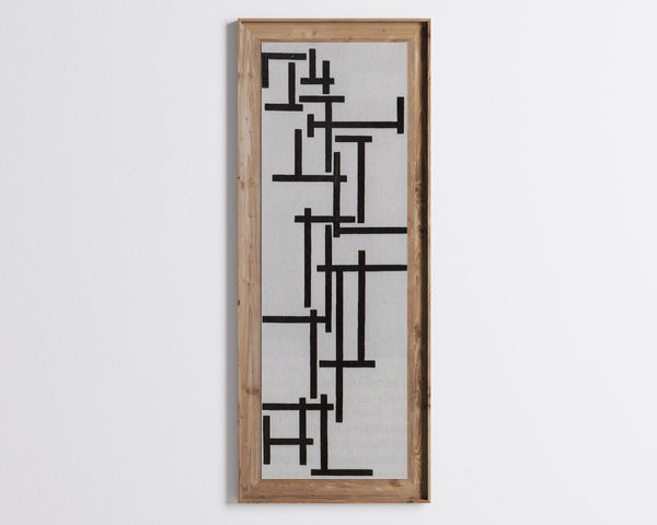 Theo van Doesburg — Tarantella | Avant-Garde Abstract Fine Art (3×1 Format)