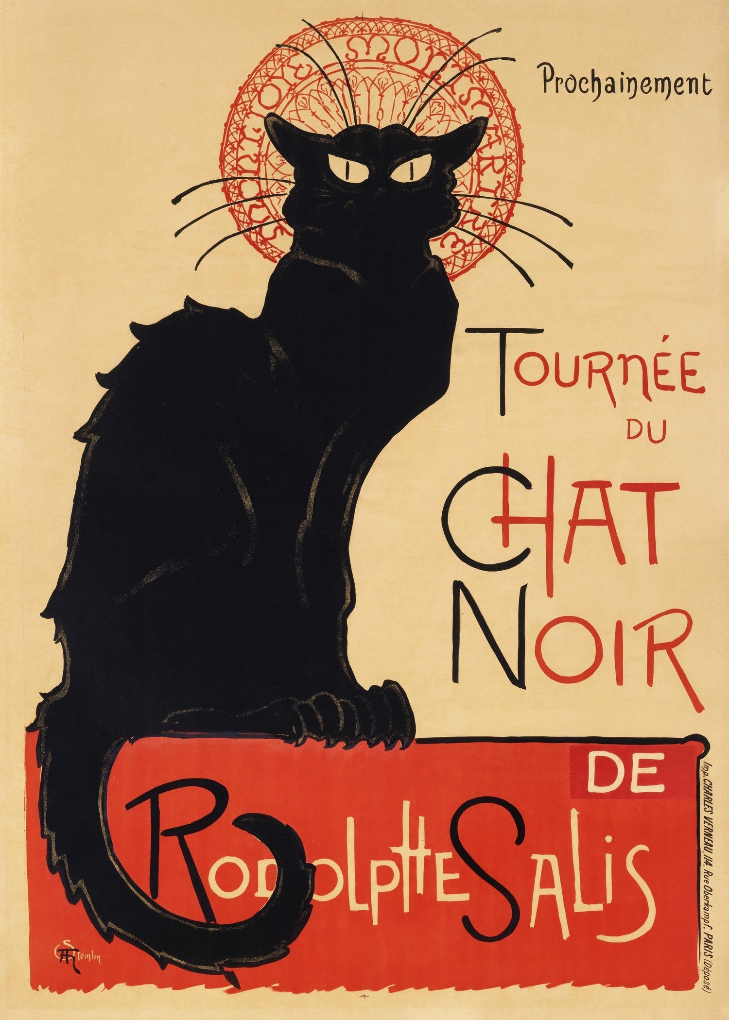 Théophile Steinlen — Chat Noir | Art Nouveau Poster Print - 9ArtPrints