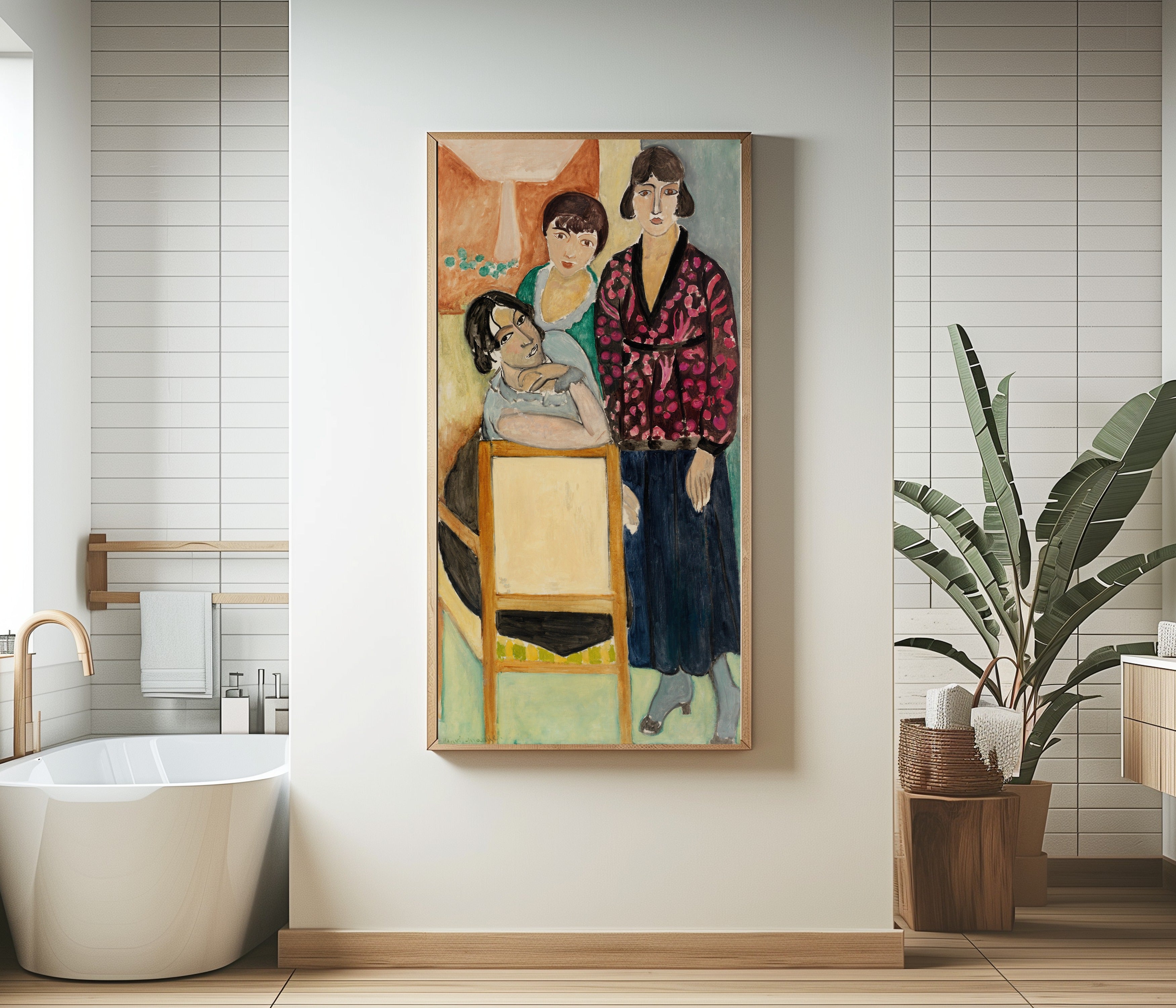 Henri Matisse — Three Sisters and “The Rose Marble Table” | Fine Art Print