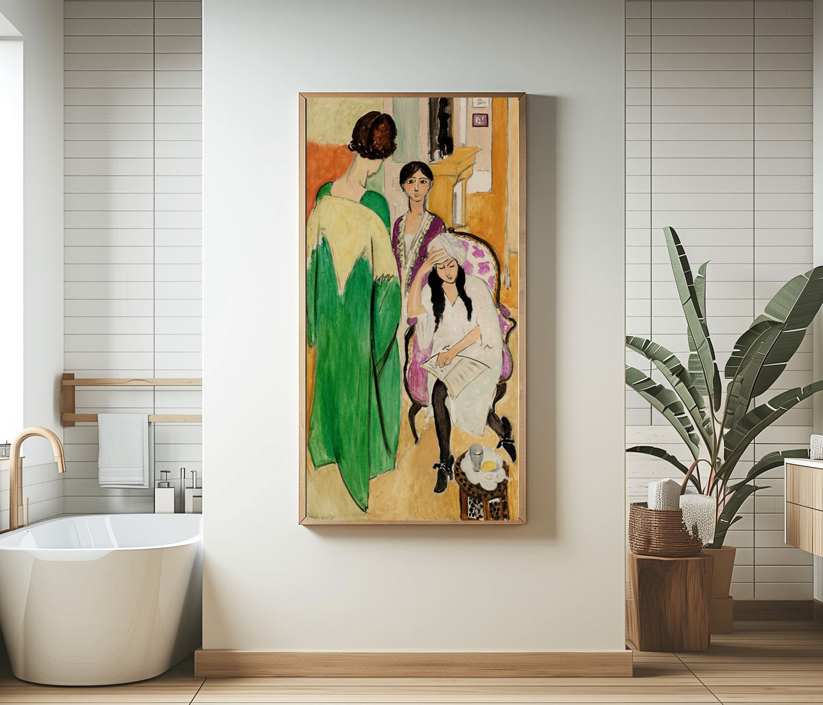 Henri Matisse — Three Sisters with an African Sculpture | Fine Art Print