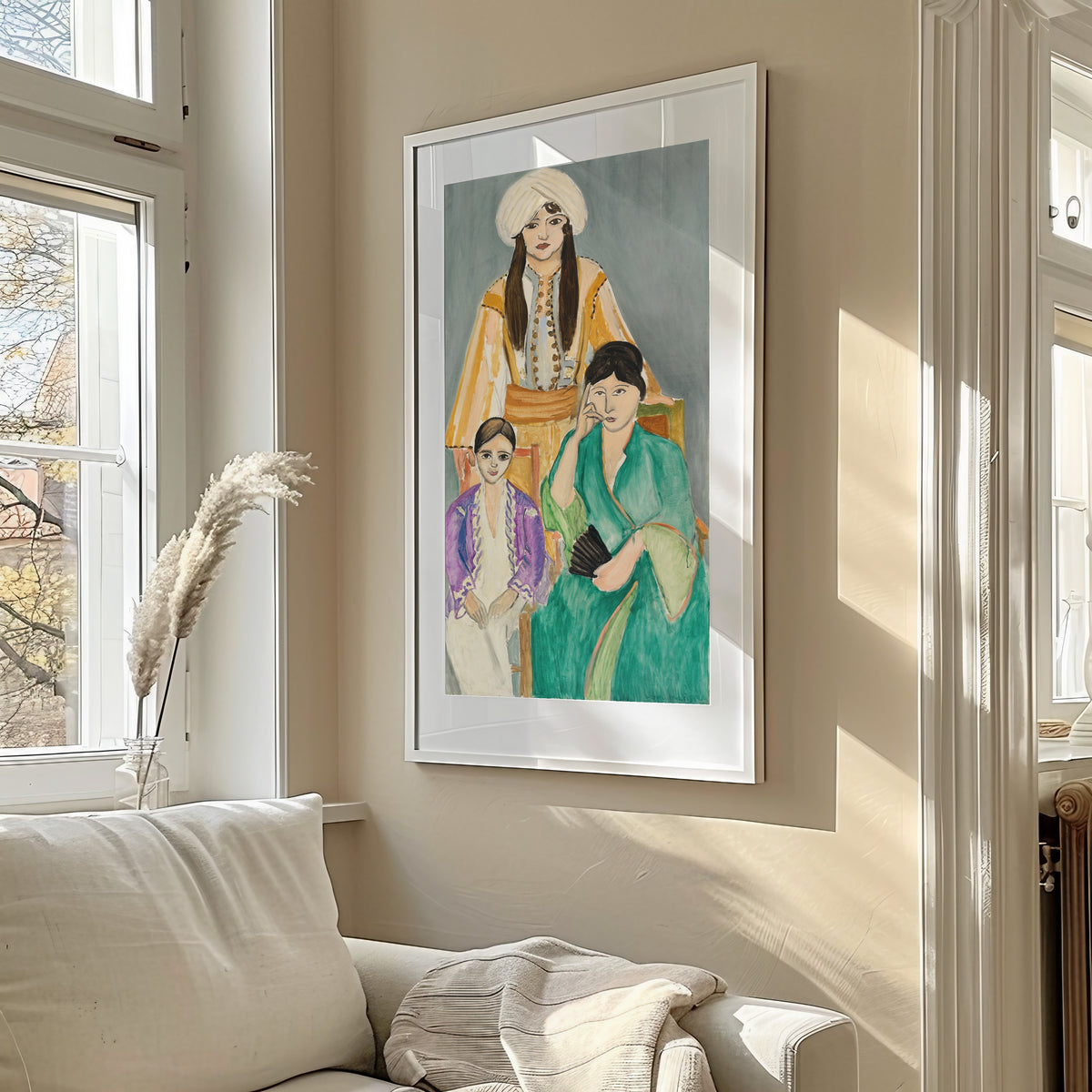 Henri Matisse — Three Sisters with Grey Background | Fine Art Print
