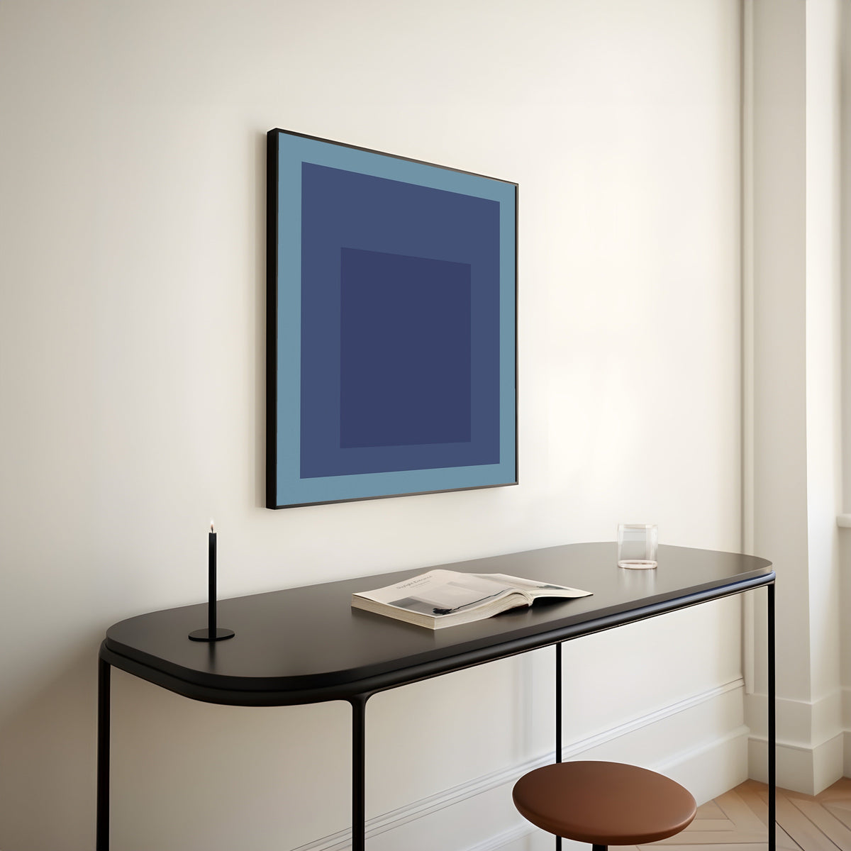 Tide — Homage to the Square | Mid-Century Modern Art Print - 9ArtPrints