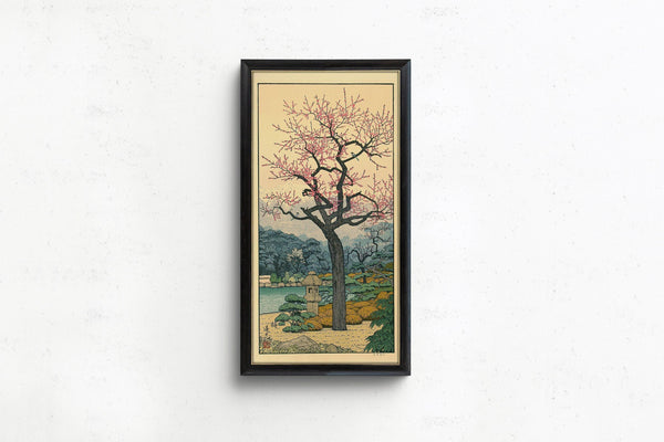 Toshi Yoshida — Friendly Garden: Plum | Sosaku-hanga Print
