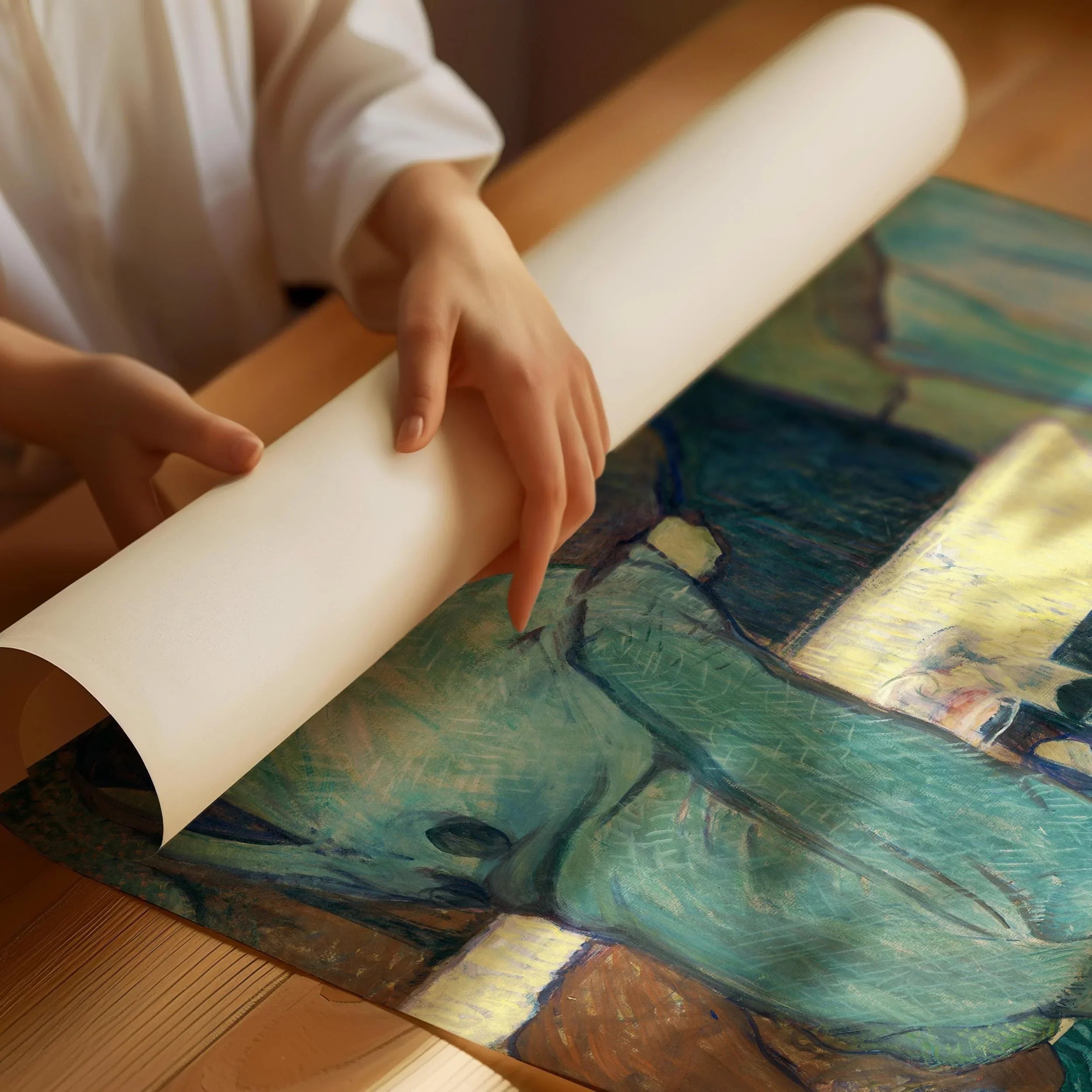 Toulouse Lautrec Print: Au Coin du Moulin de la Galette, Museum Exhibition Art - 9ArtPrints