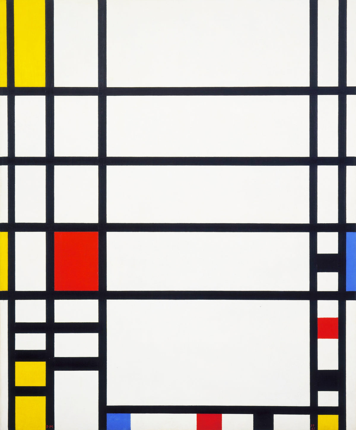 Piet Mondrian — Trafalgar Square | Neoplasticism Fine Art Print