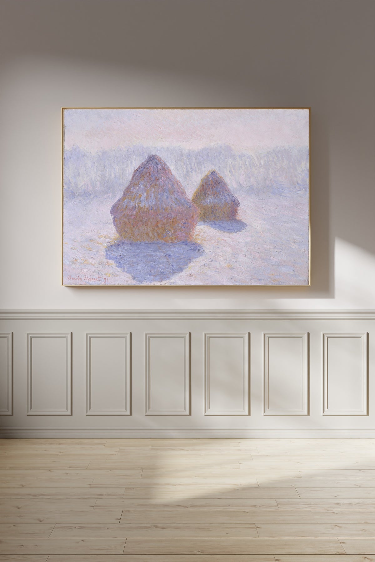 Claude Monet — Haystacks (Effect of Snow and Sun) | Fine Art Print