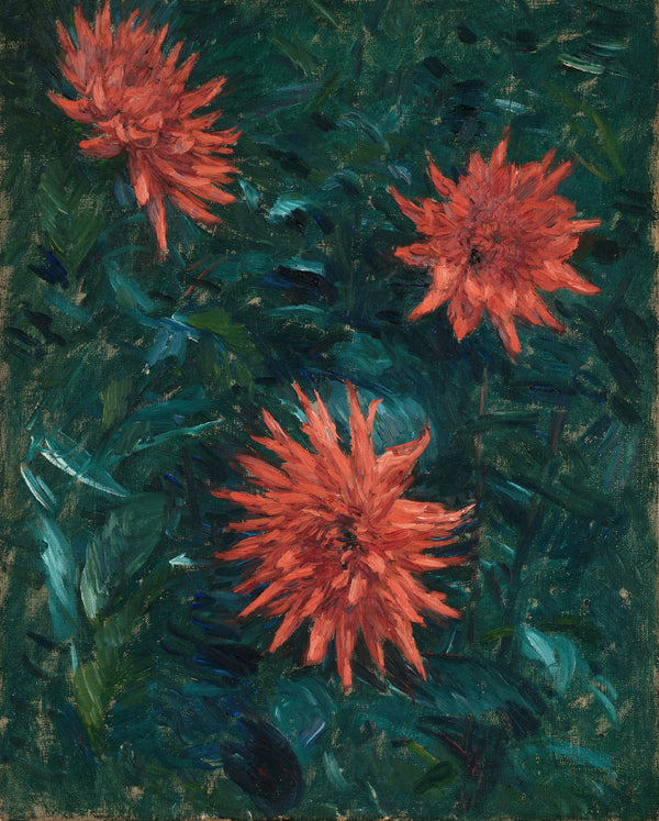 Gustave Caillebotte — Étude de fleurs, jardin du Petit Gennevilliers | Fine Art Print